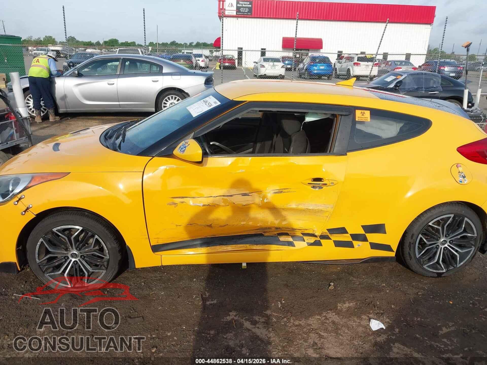 HYUNDAI VELOSTER 2012 - KMHTC6AD7CU021445