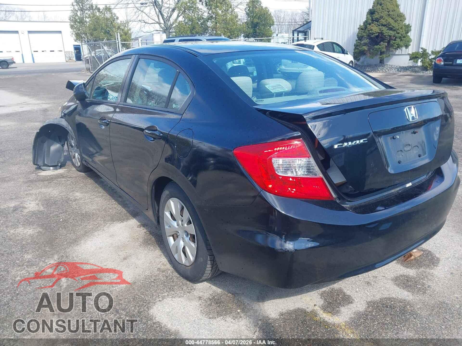HONDA CIVIC 2012 - 2HGFB2F50CH581102