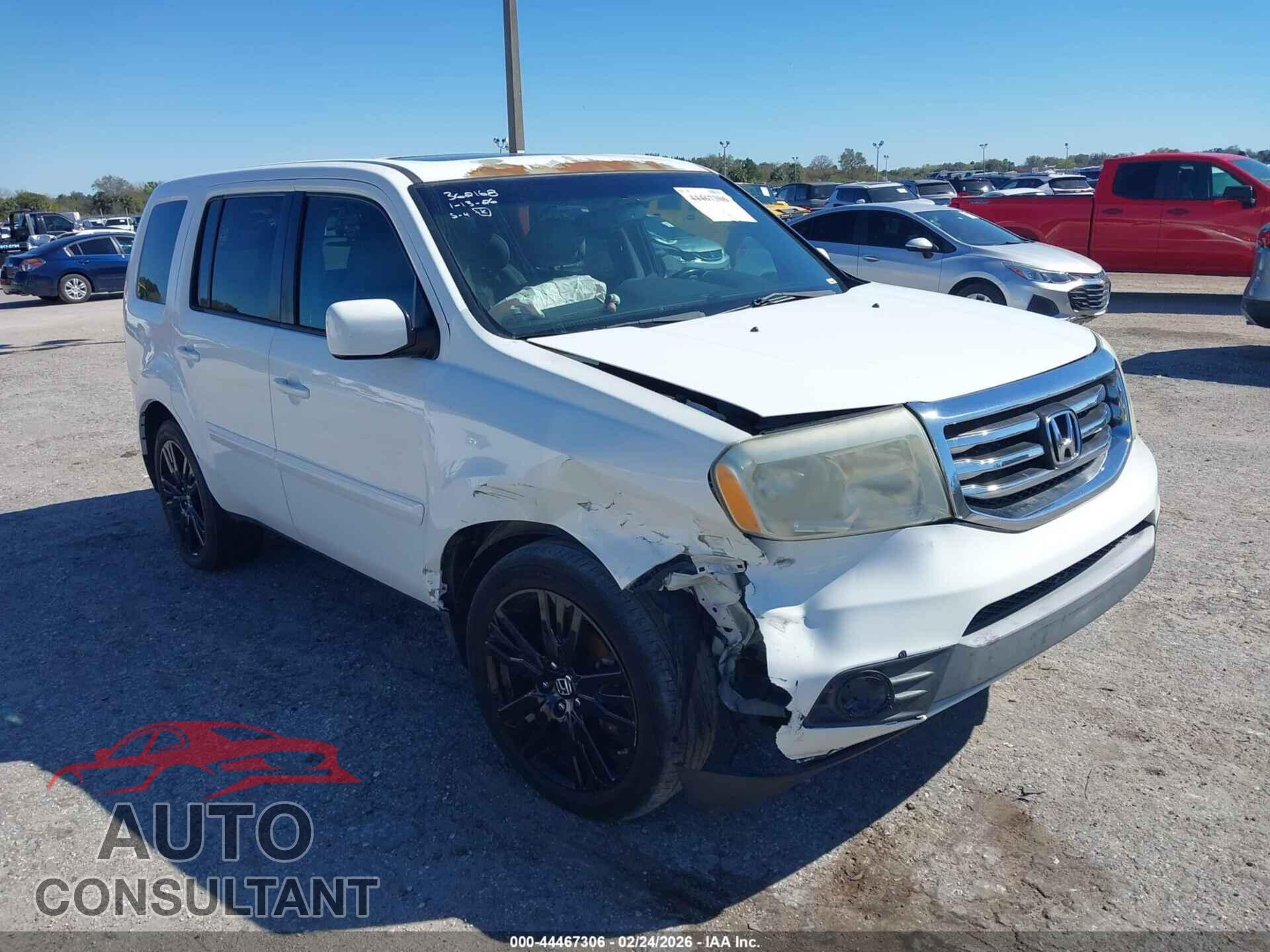 HONDA PILOT 2014 - 5FNYF4H52EB021501