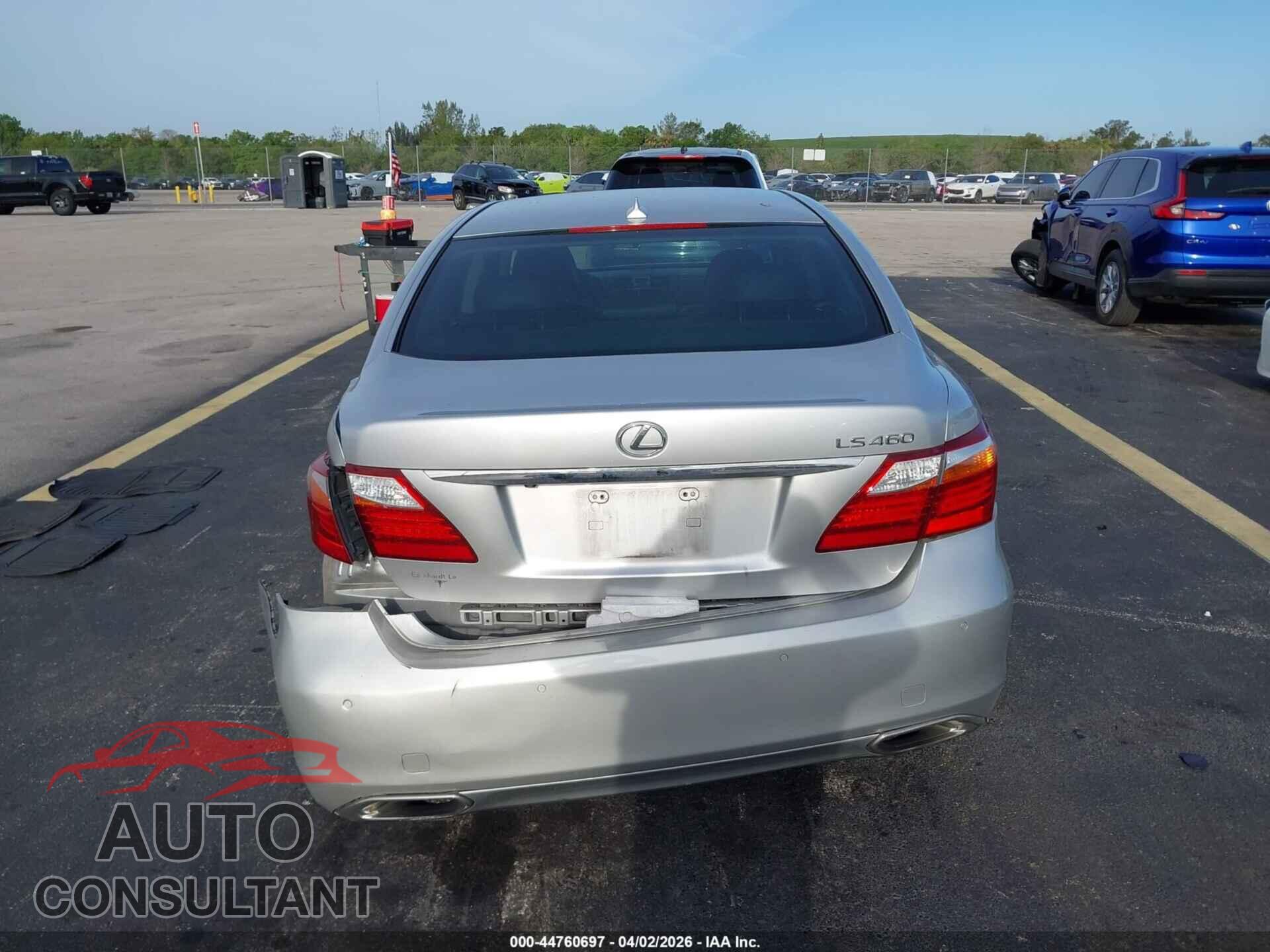 LEXUS LS 460 2012 - JTHBL5EF0C5112748