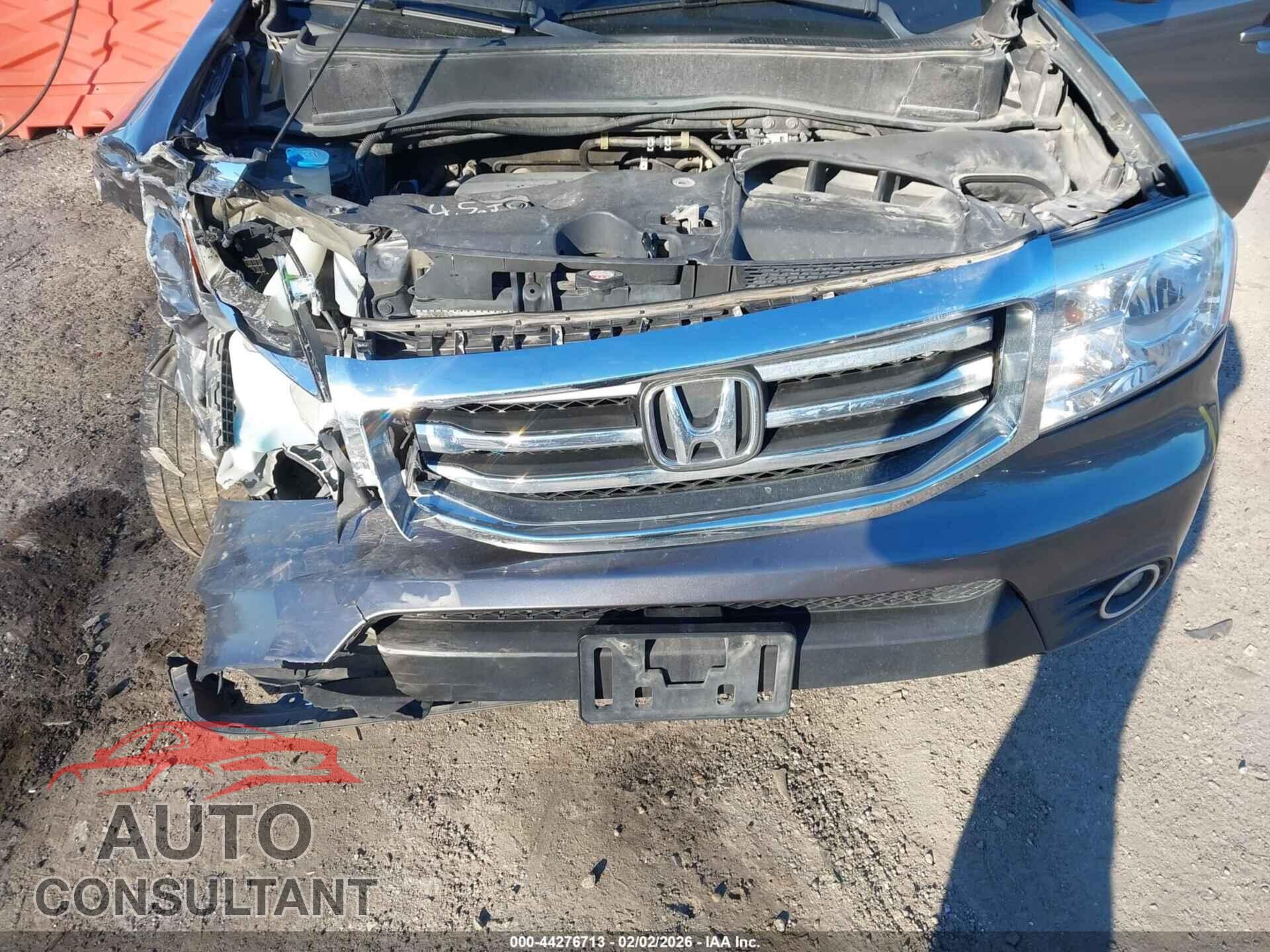 HONDA PILOT 2013 - 5FNYF4H67DB058938