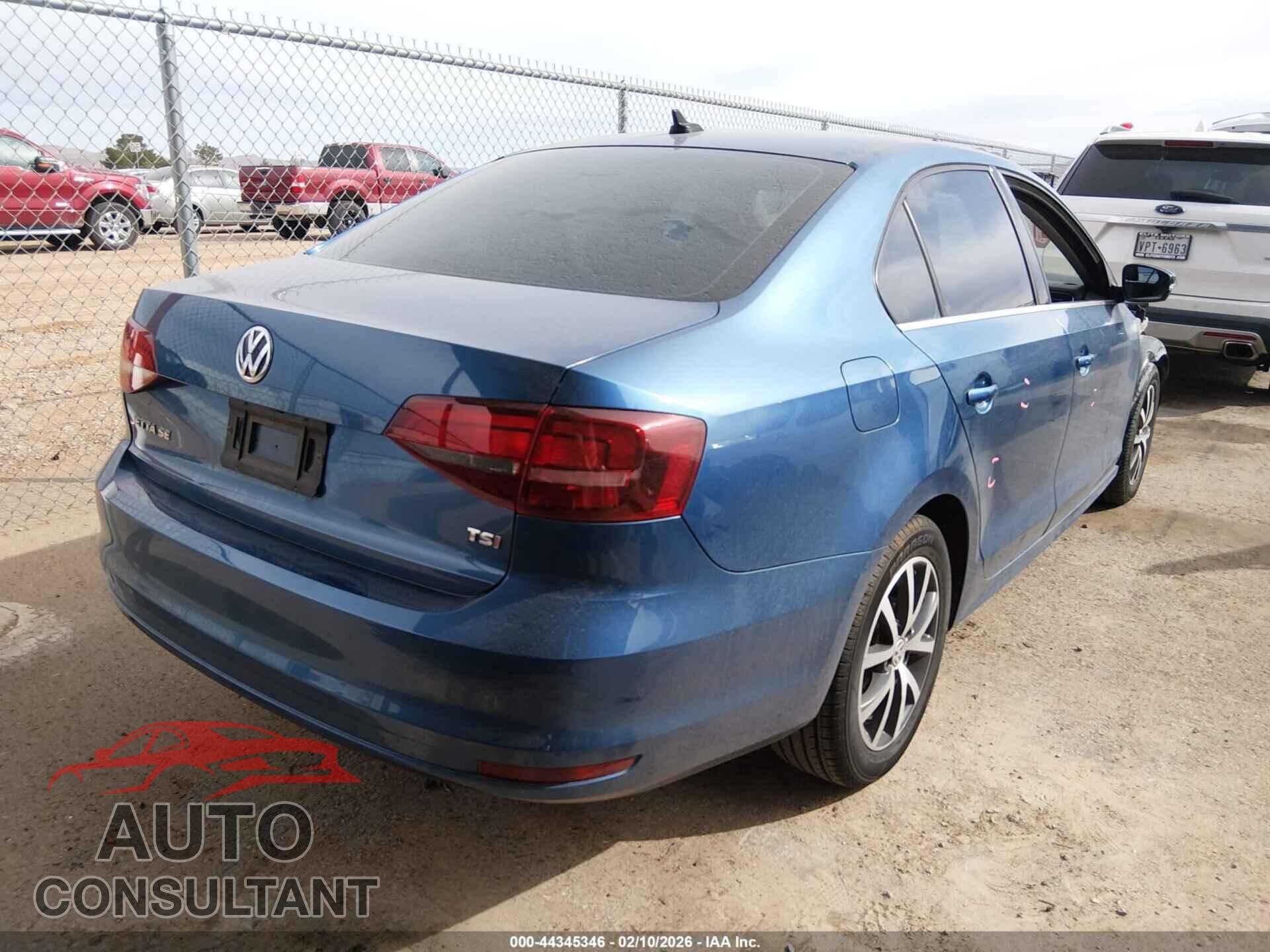 VOLKSWAGEN JETTA 2017 - 3VWDB7AJ9HM203227