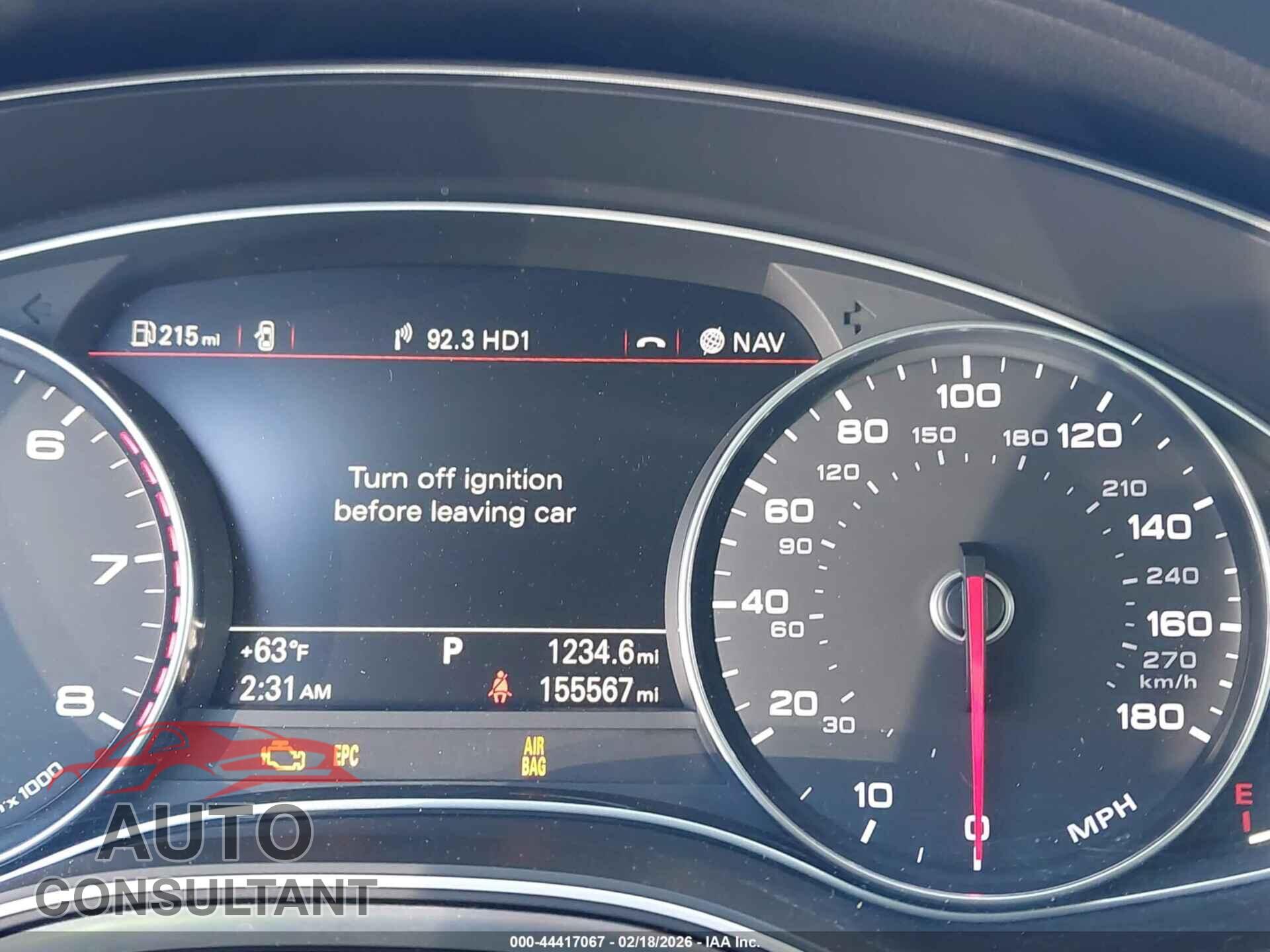 AUDI A6 2013 - WAUDFAFC9DN096384