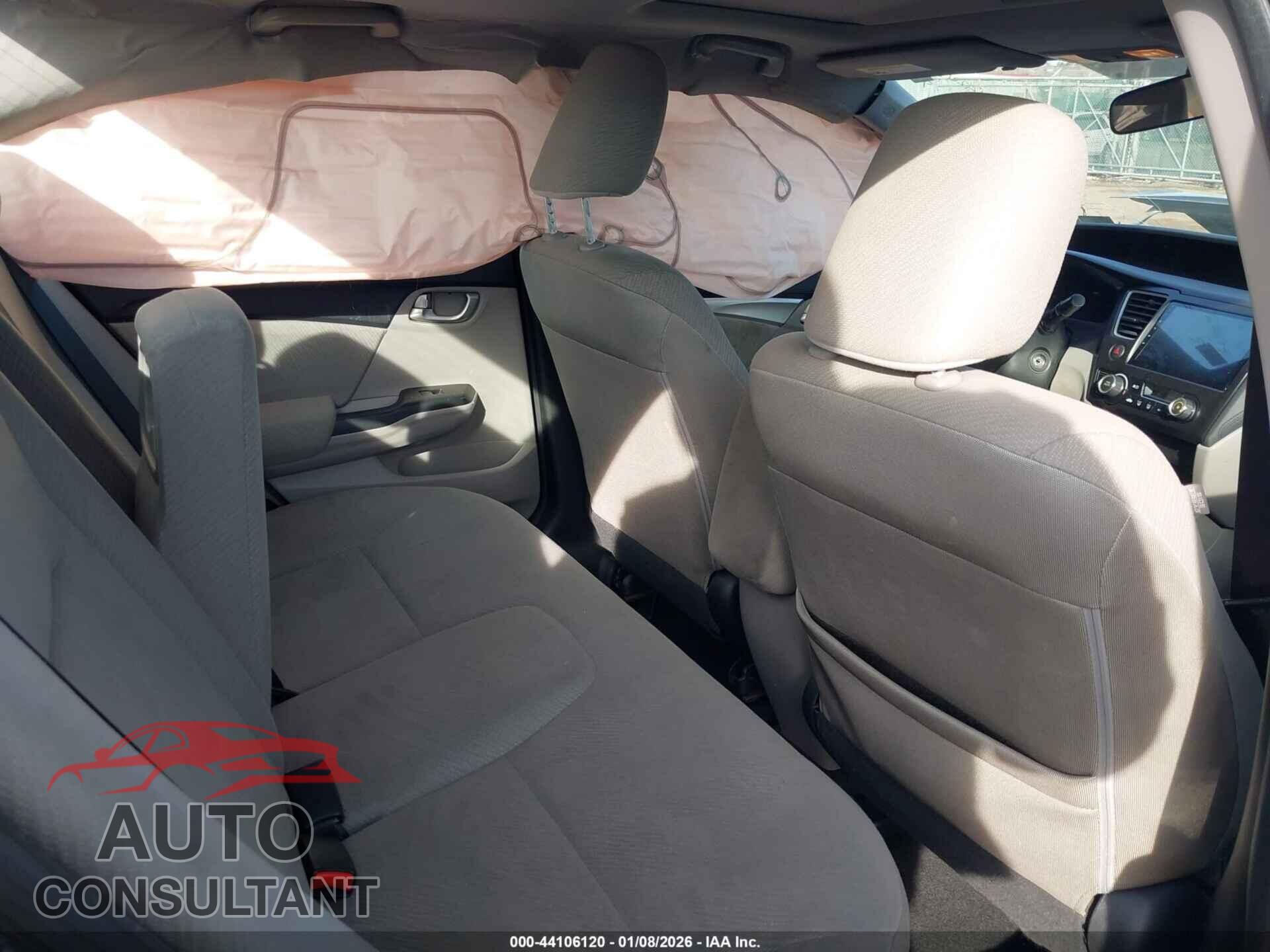 HONDA CIVIC 2013 - 19XFB2F87DE207365