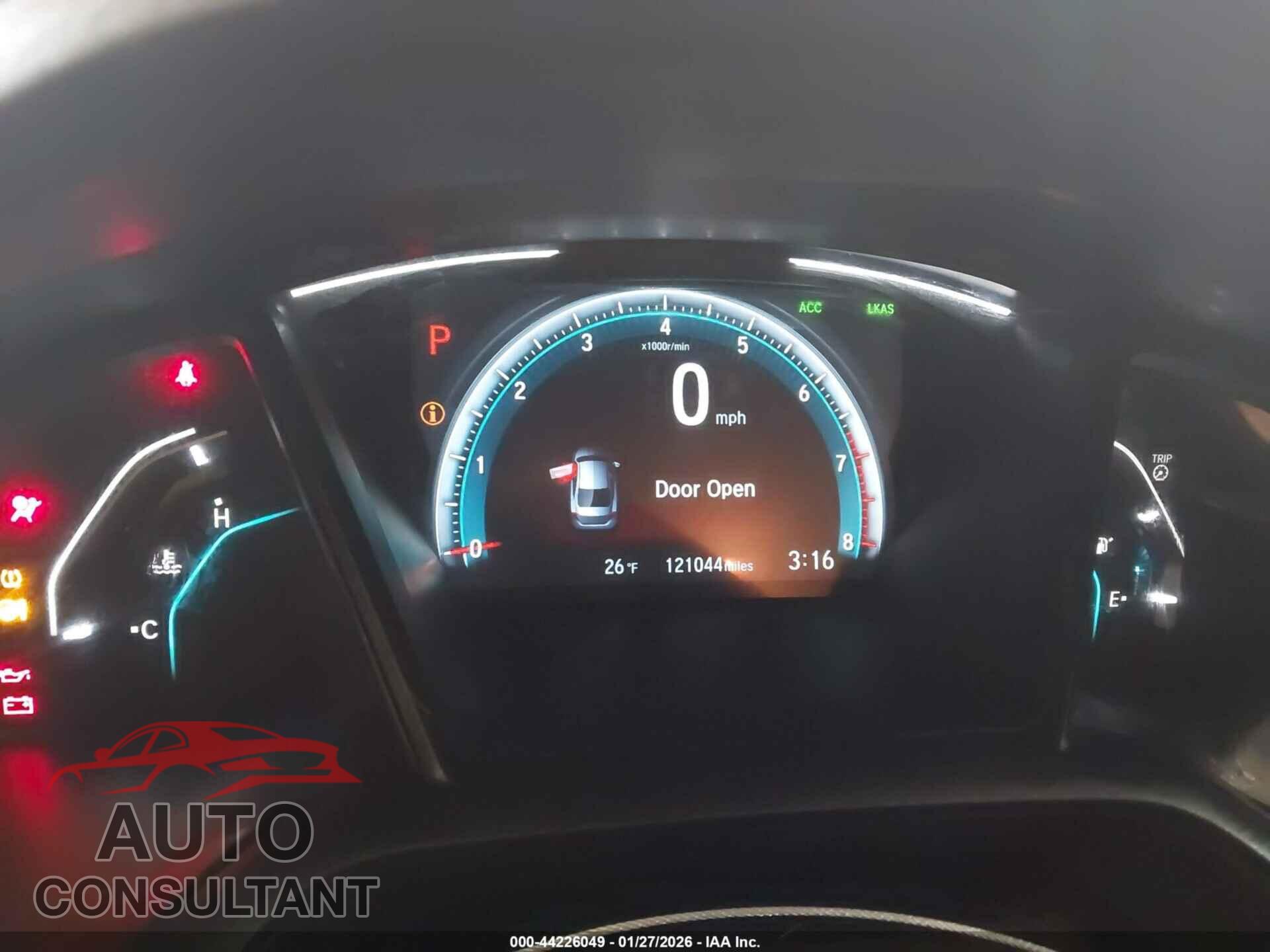 HONDA CIVIC 2019 - 2HGFC2F6XKH593620