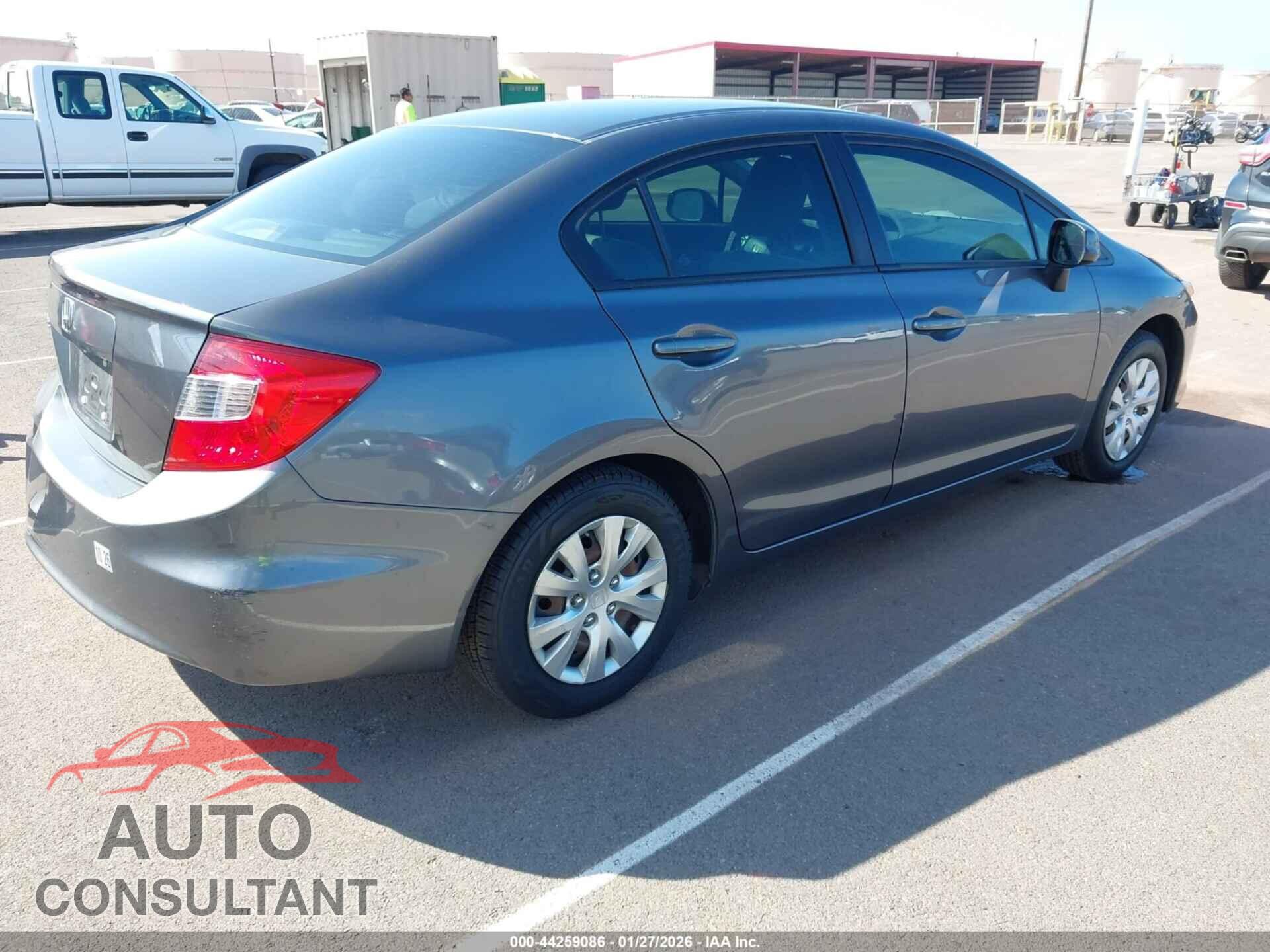 HONDA CIVIC 2012 - 2HGFB2F52CH527672