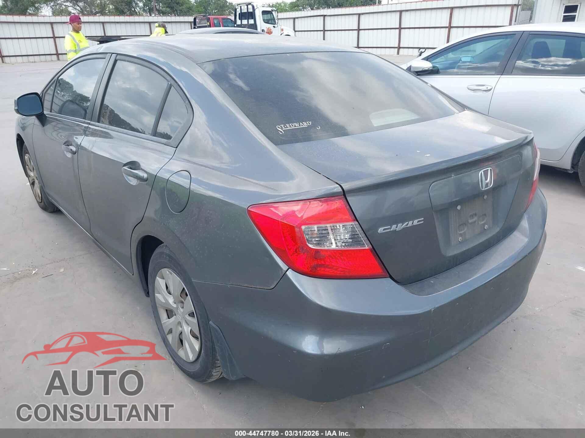 HONDA CIVIC 2012 - 2HGFB2F50CH595582