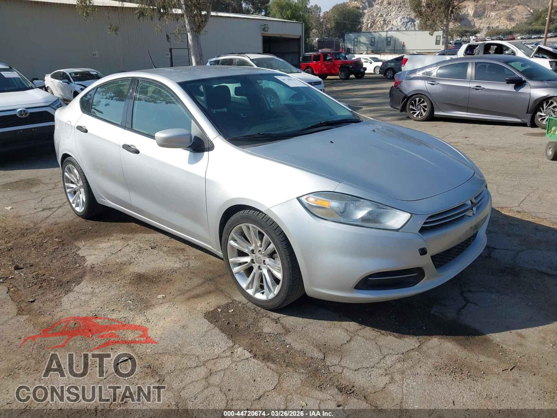 DODGE DART 2013 - 1C3CDFAAXDD241661