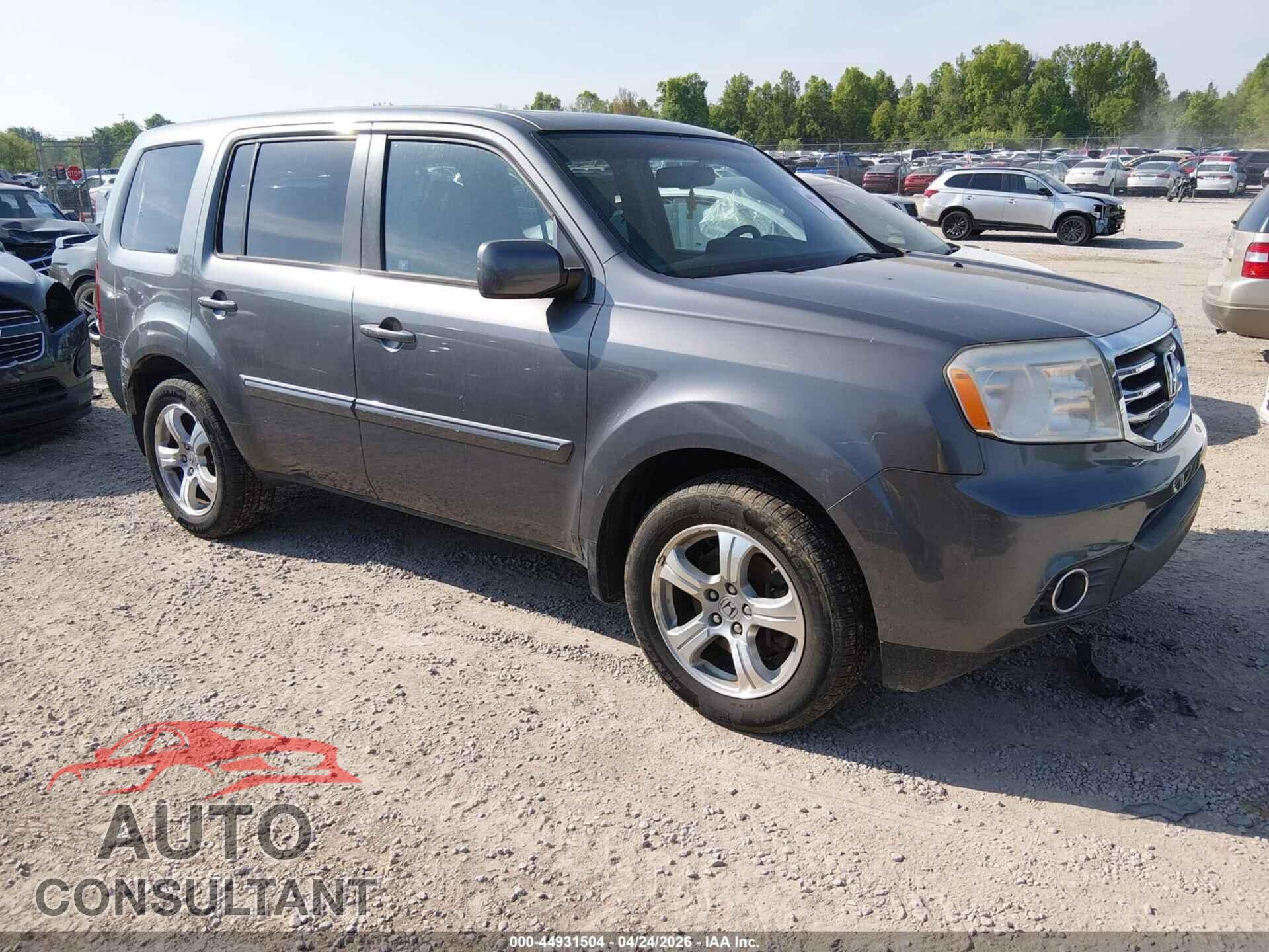 HONDA PILOT 2012 - 5FNYF4H58CB049820