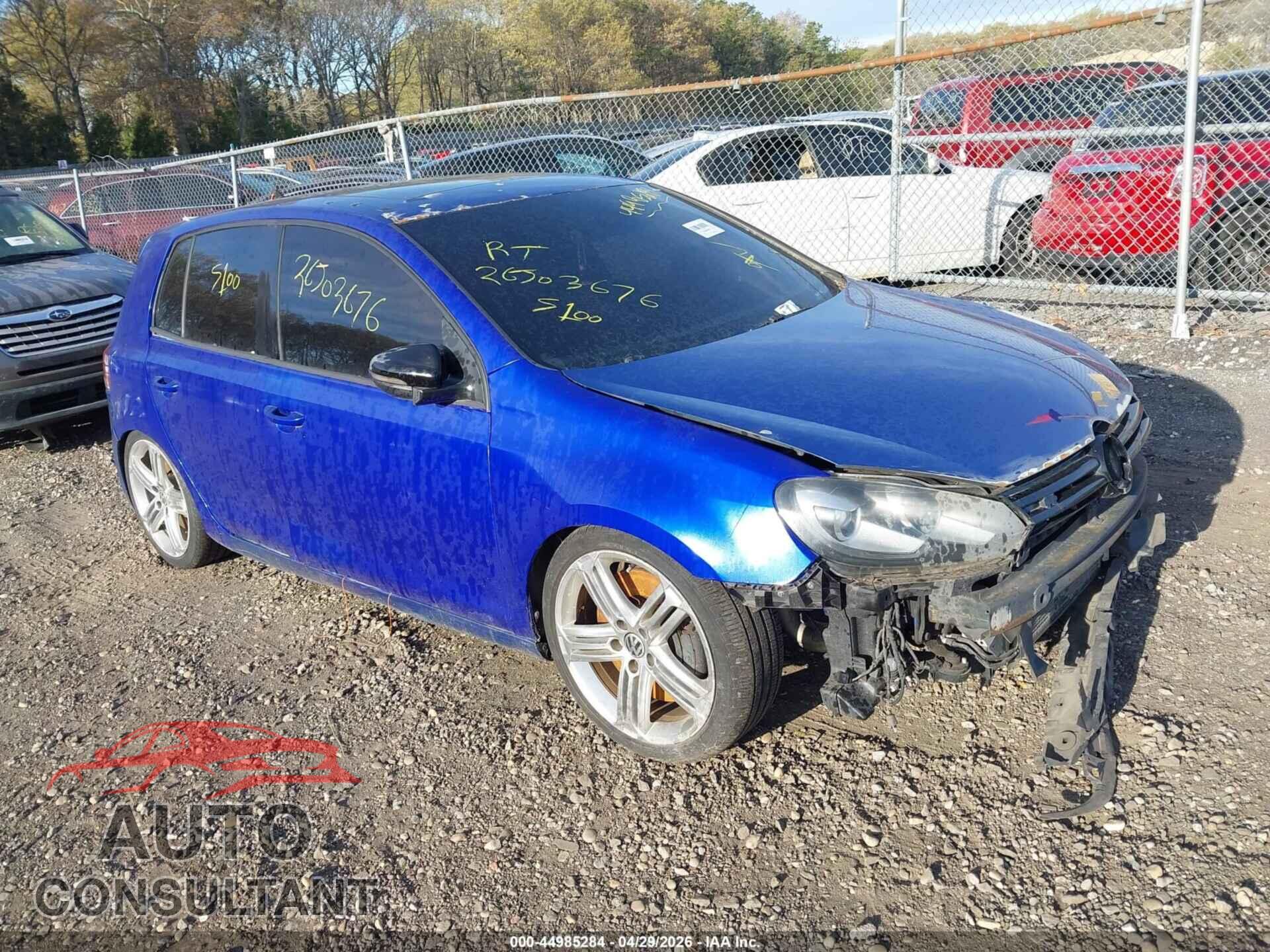VOLKSWAGEN GOLF R 2012 - WVWPF7AJ1CW334424