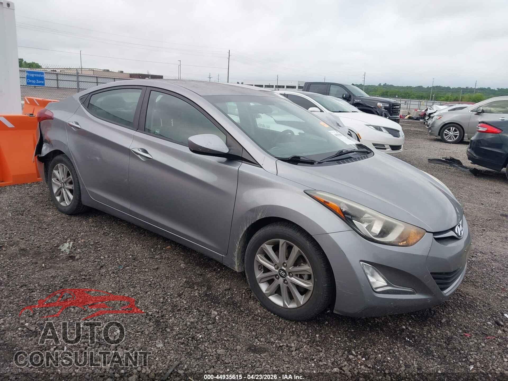 HYUNDAI ELANTRA 2014 - KMHDH4AE1EU086121
