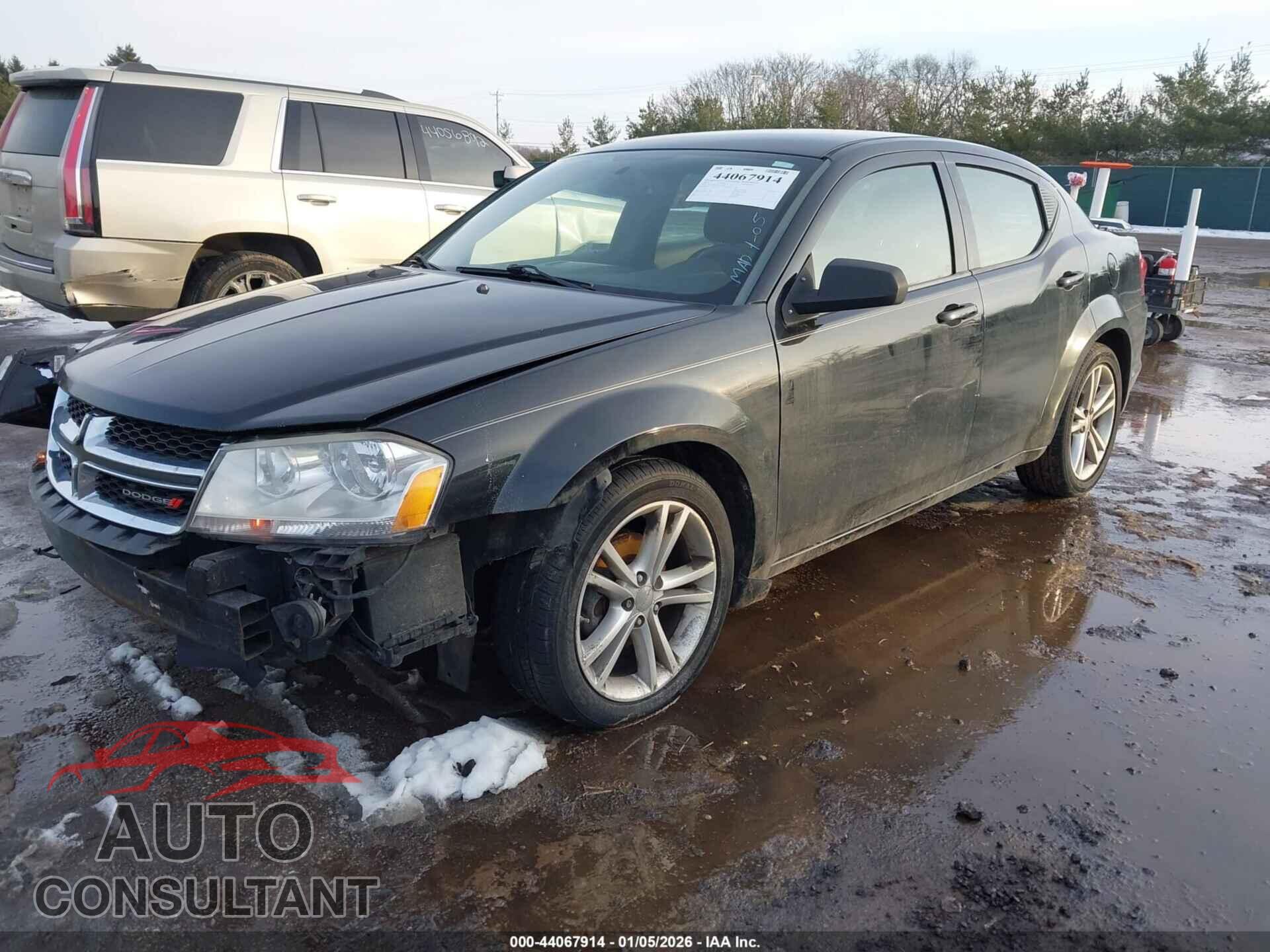 DODGE AVENGER 2013 - 1C3CDZAG2DN554879