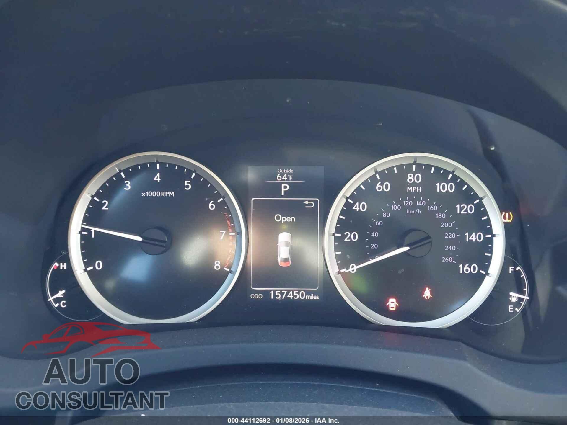 LEXUS IS 250 2014 - JTHBF1D27E5006010