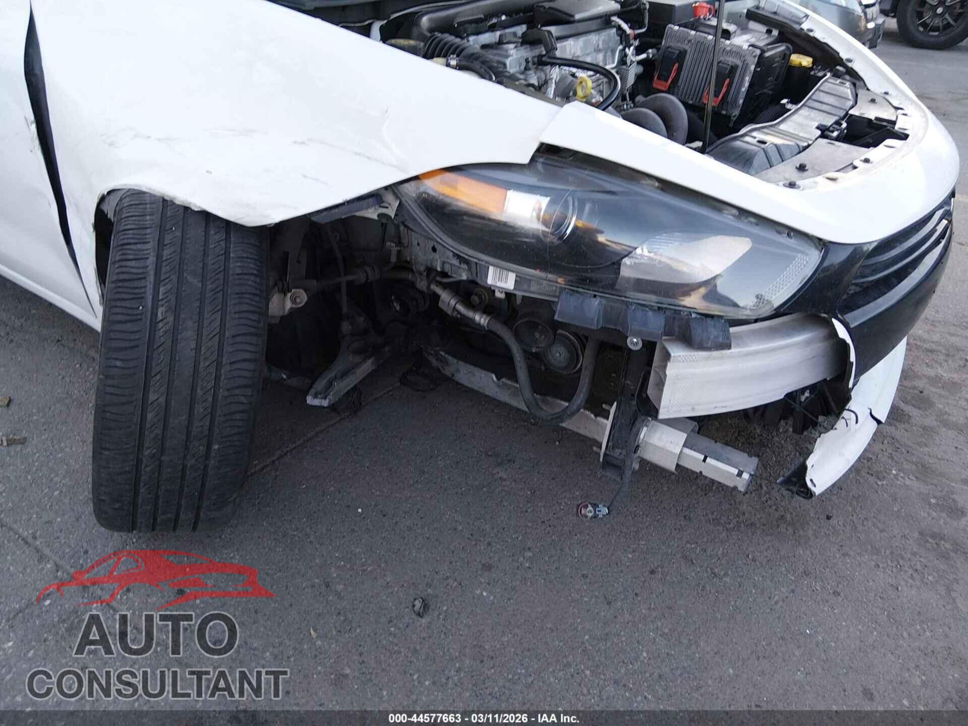 DODGE DART 2015 - 1C3CDFBB3FD165565