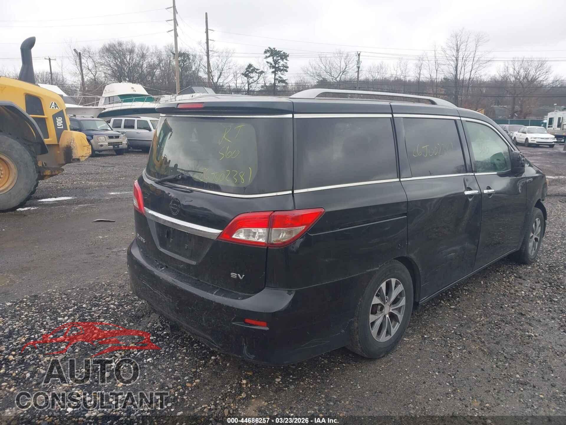 NISSAN QUEST 2012 - JN8AE2KP7C9039782