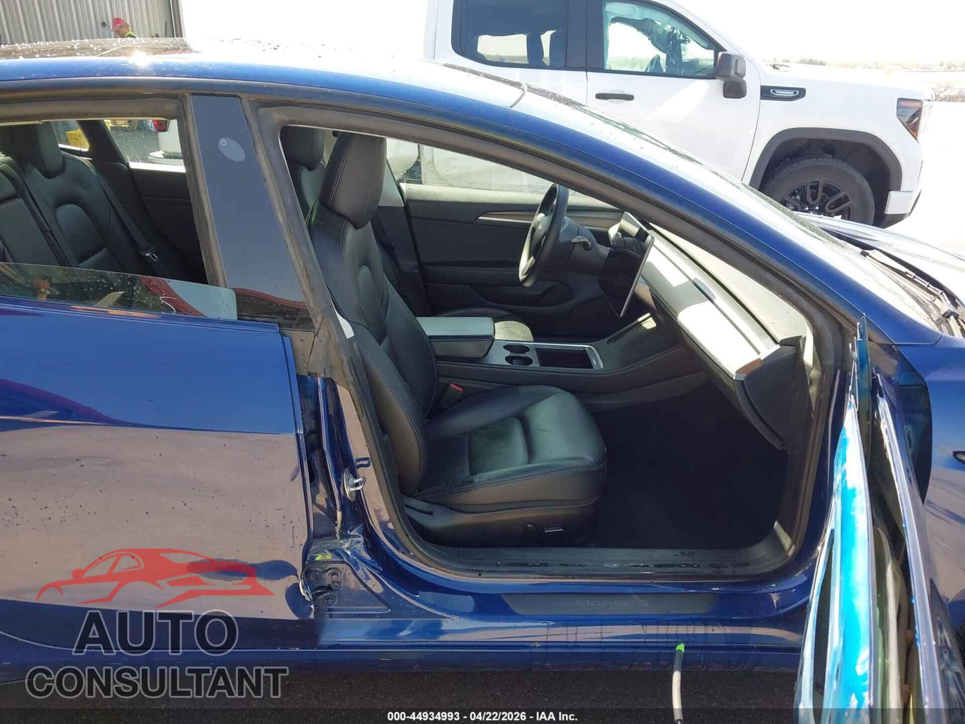 TESLA MODEL 3 2022 - 5YJ3E1EB4NF190912
