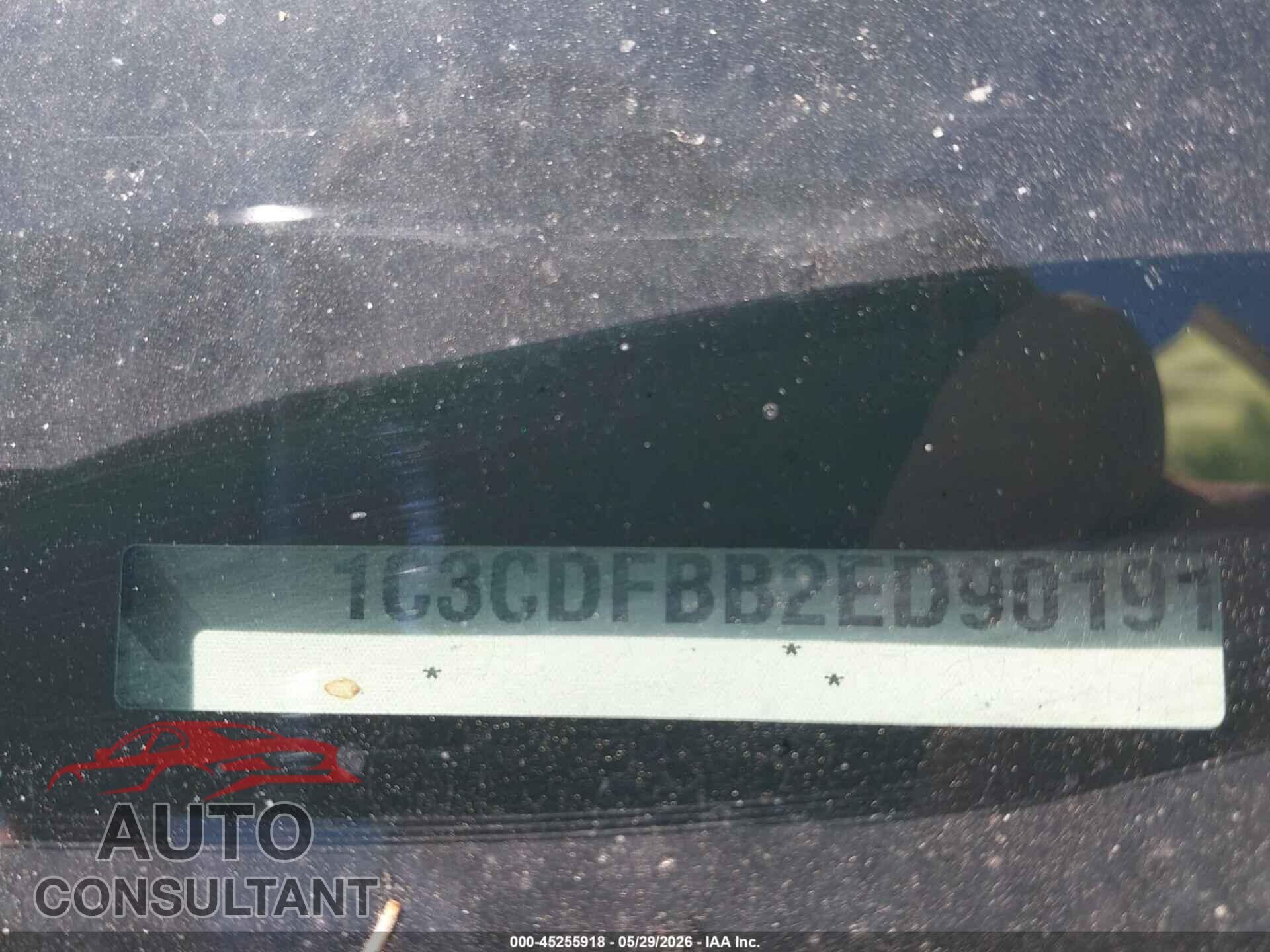 DODGE DART 2014 - 1C3CDFBB2ED901913