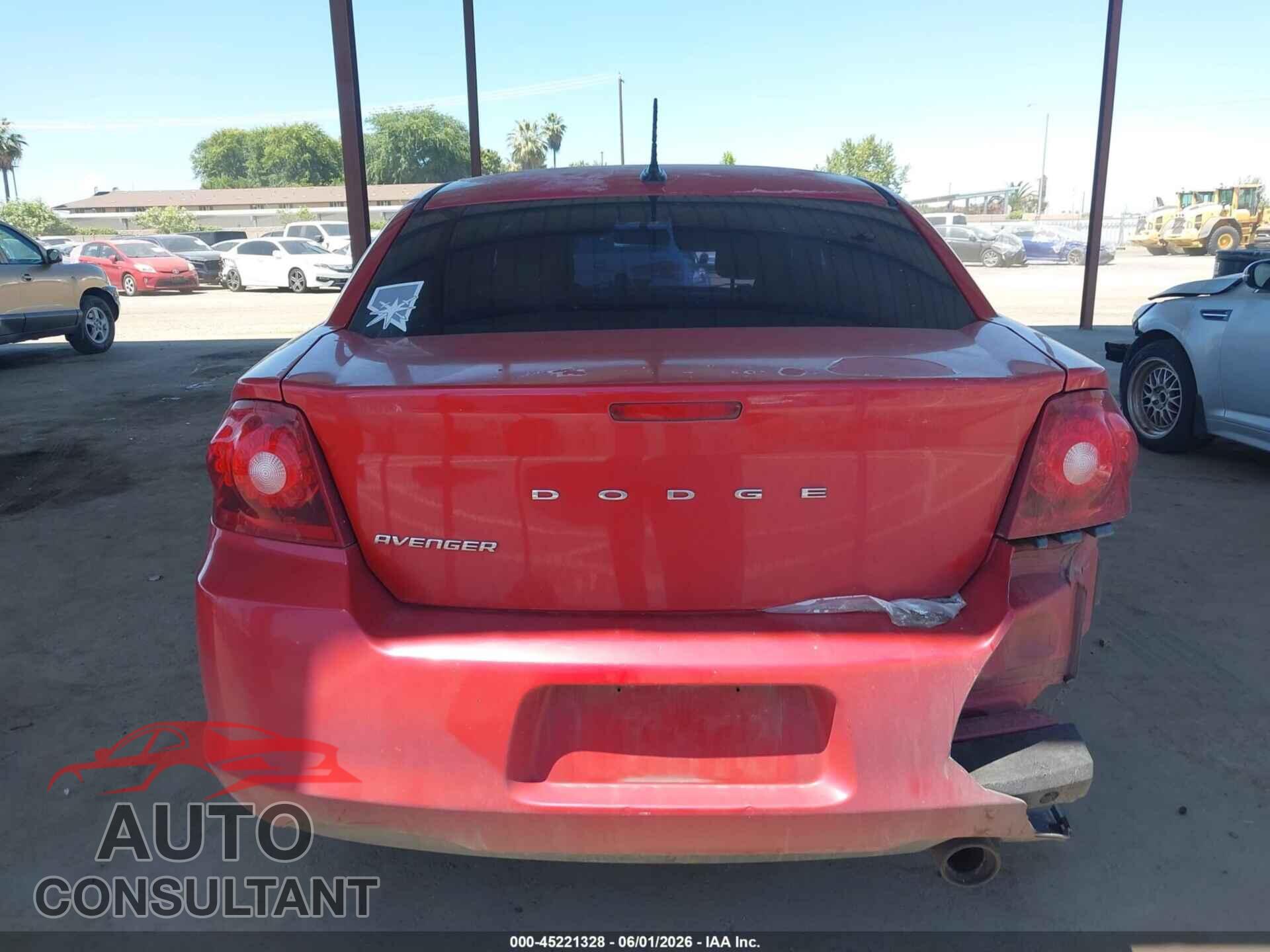 DODGE AVENGER 2013 - 1C3CDZAB0DN731207