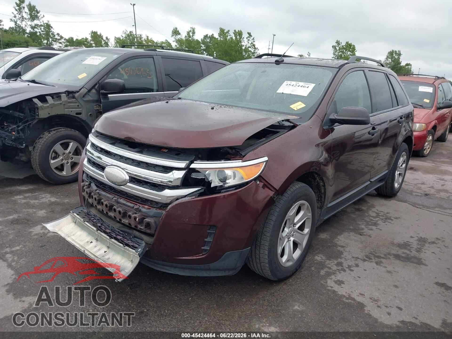 FORD EDGE 2012 - 2FMDK3G9XCBA36651