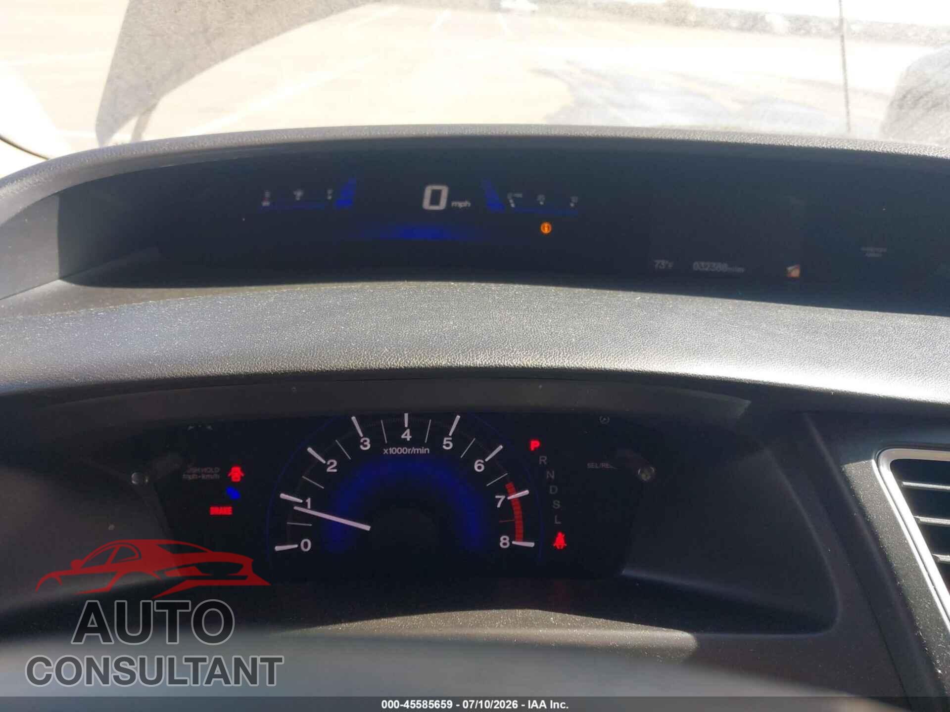 HONDA CIVIC 2014 - 19XFB2F55EE219344