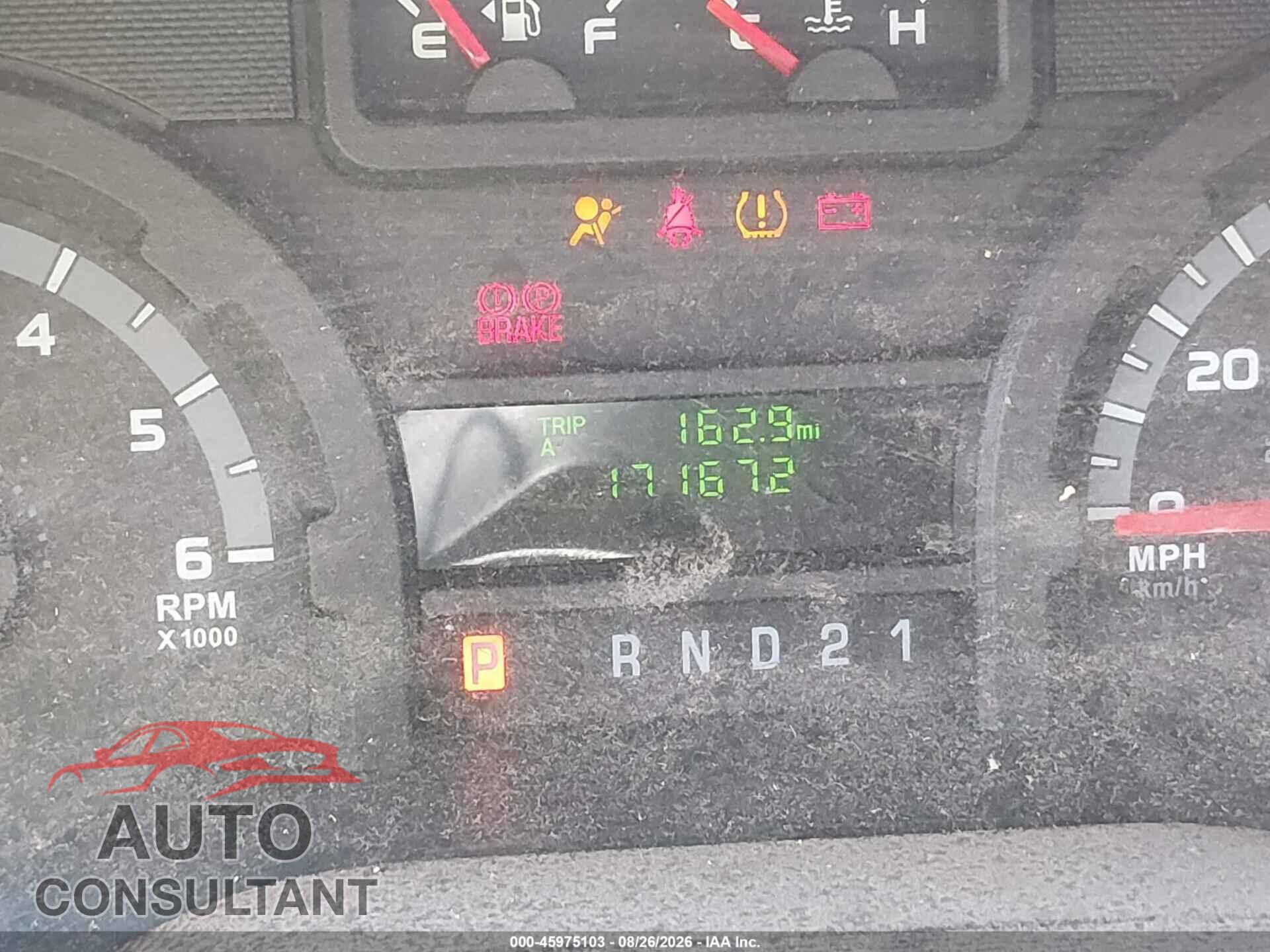 FORD E-250 2010 - 1FTNE2ELXADA59654