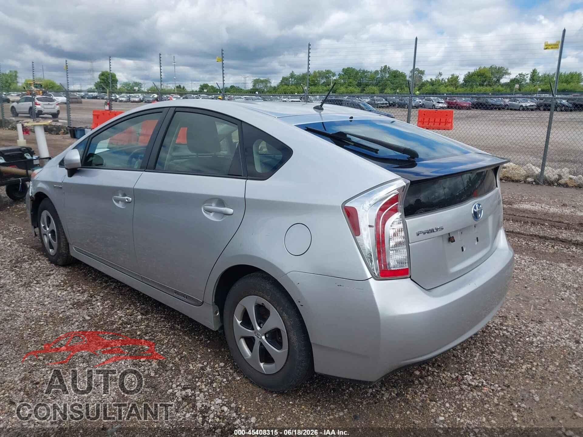 TOYOTA PRIUS 2013 - JTDKN3DU5D5564907