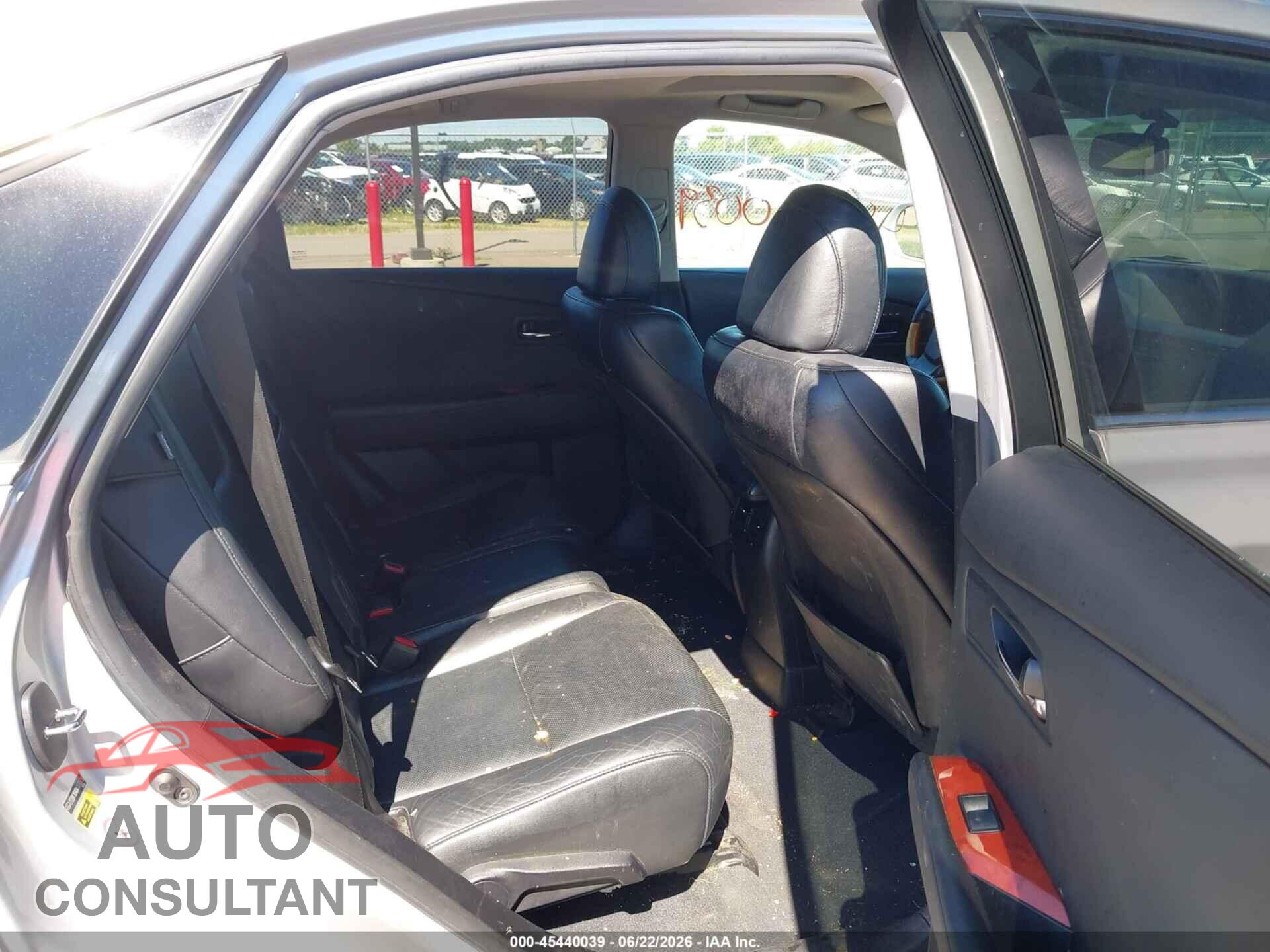 LEXUS RX 350 2010 - 2T2BK1BA0AC076979