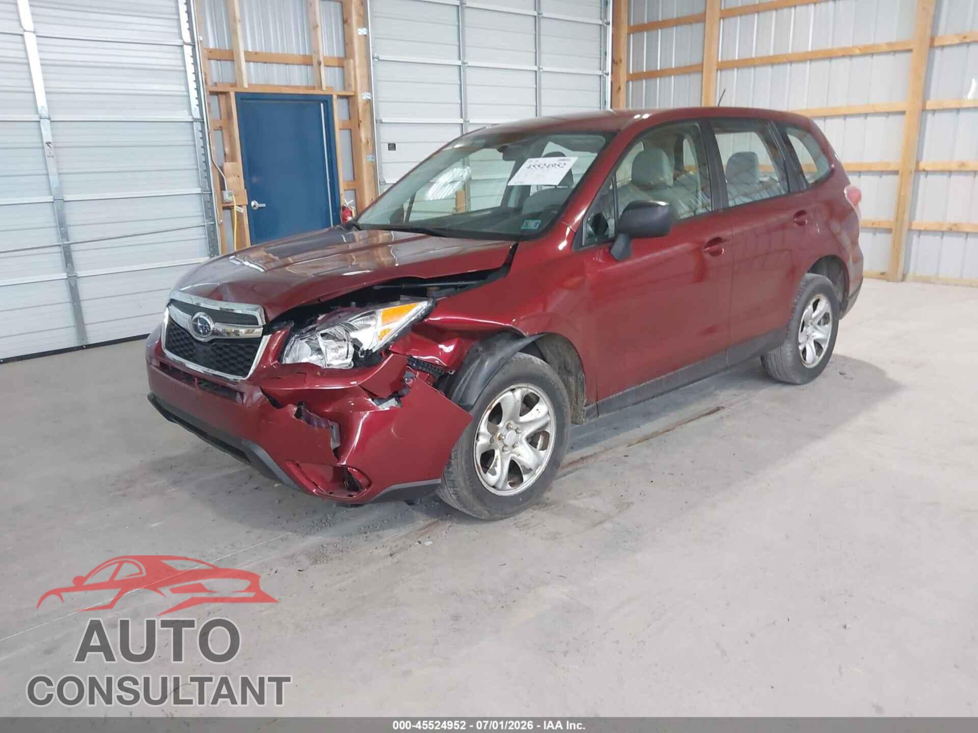 SUBARU FORESTER 2014 - JF2SJAACXEH515795