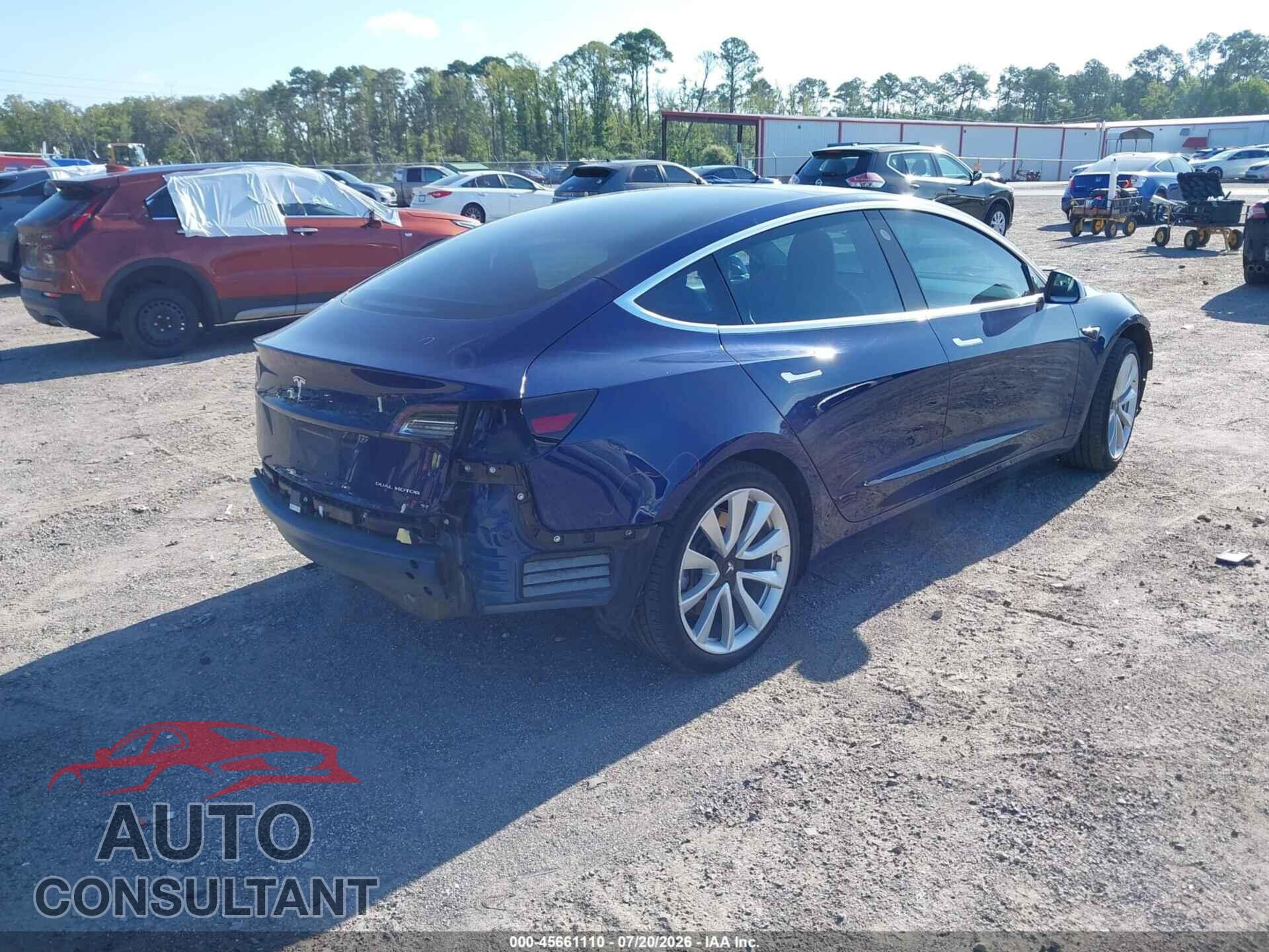 TESLA MODEL 3 2018 - 5YJ3E1EB7JF088157