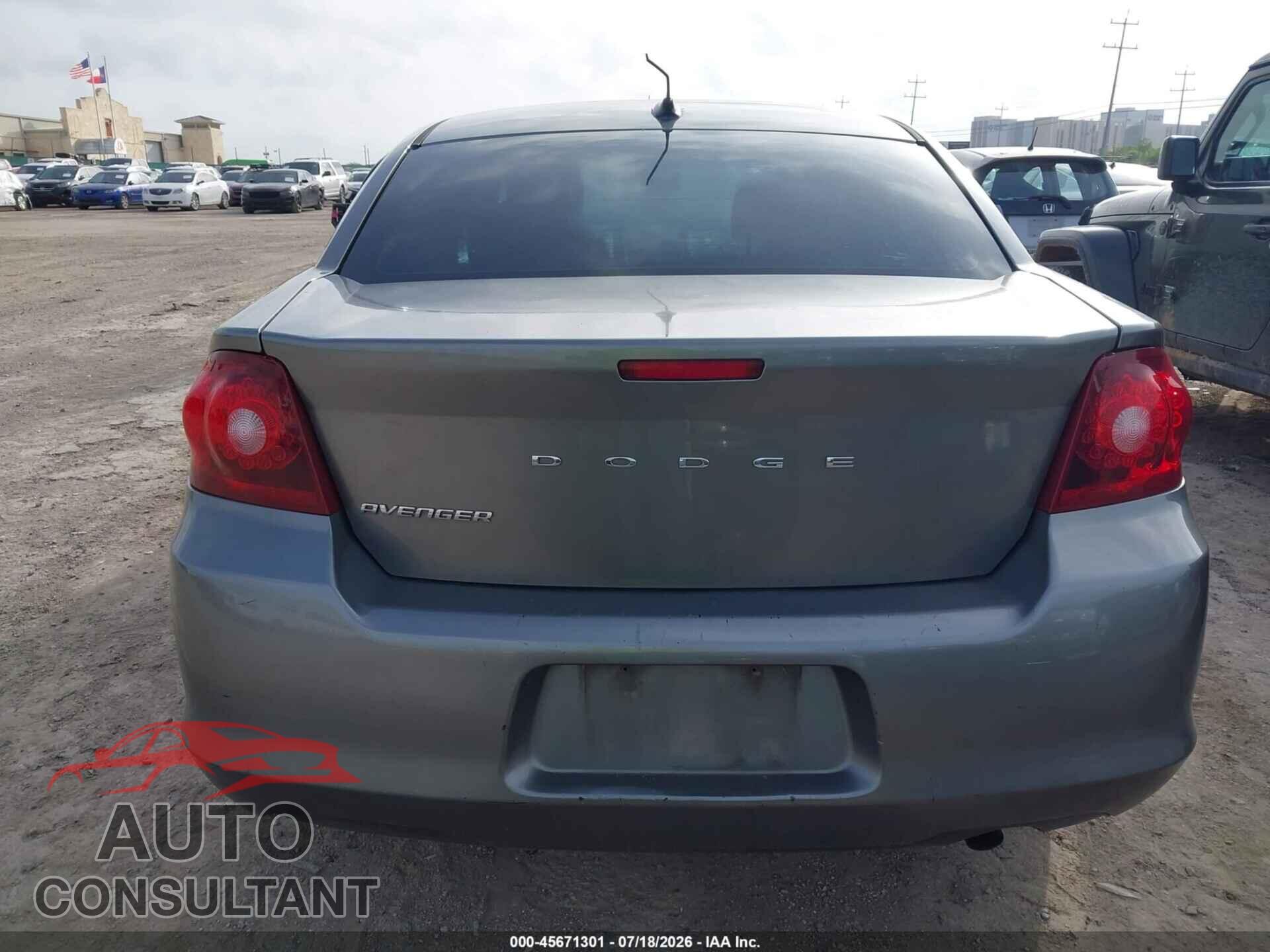 DODGE AVENGER 2013 - 1C3CDZAB5DN730277
