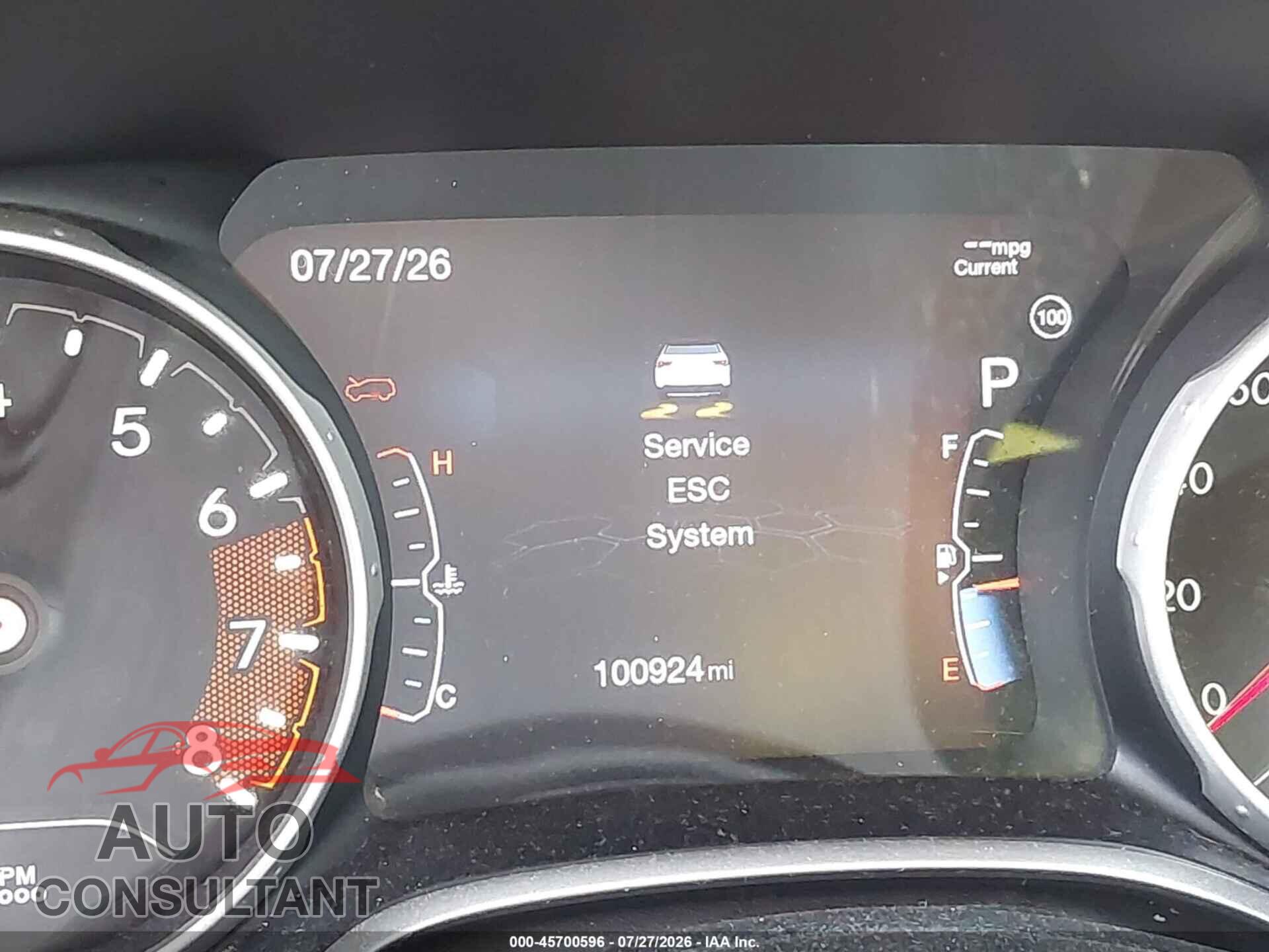 JEEP COMPASS 2017 - 3C4NJDBB9HT628274