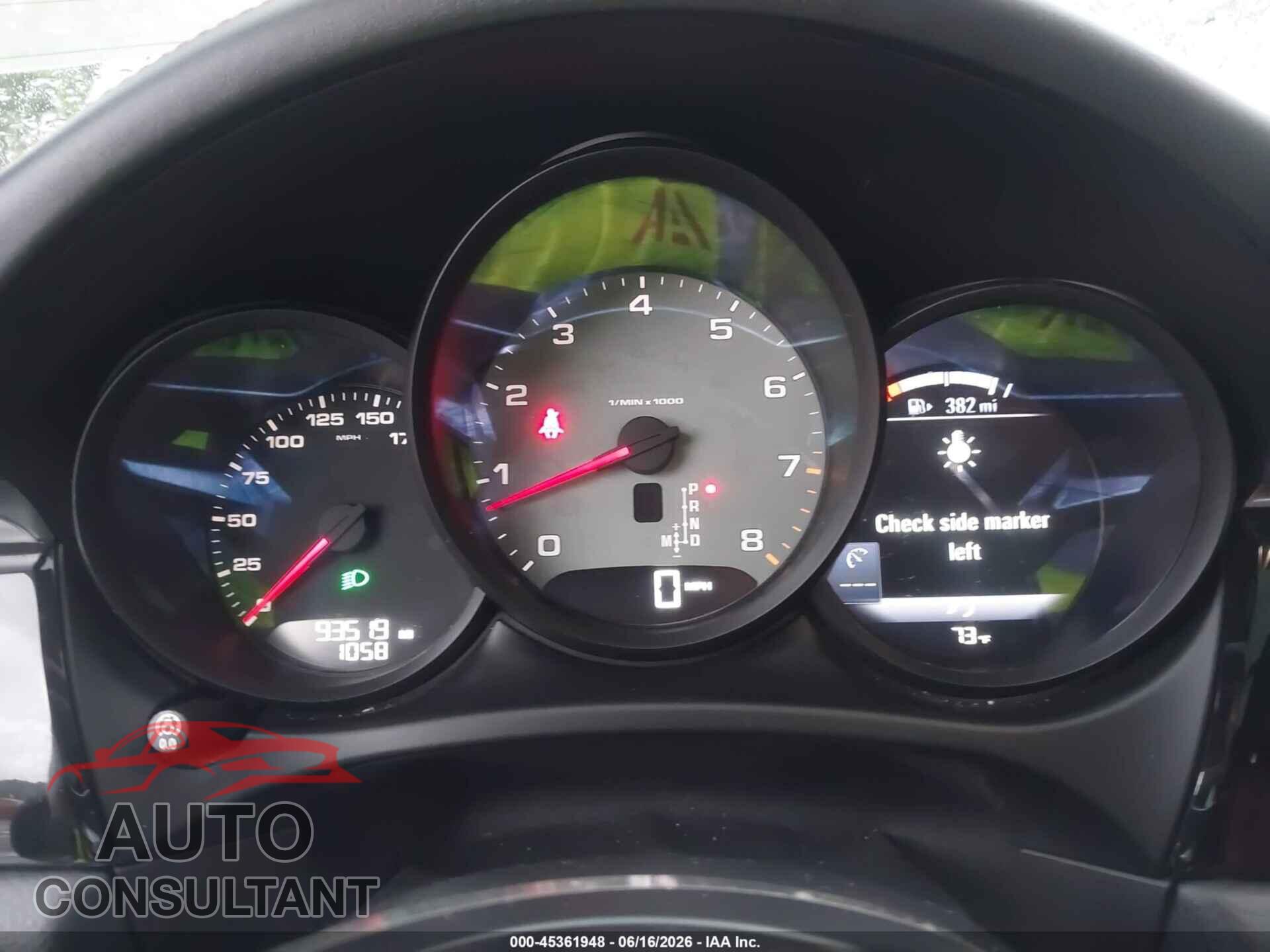 PORSCHE MACAN 2016 - WP1AB2A52GLB58254