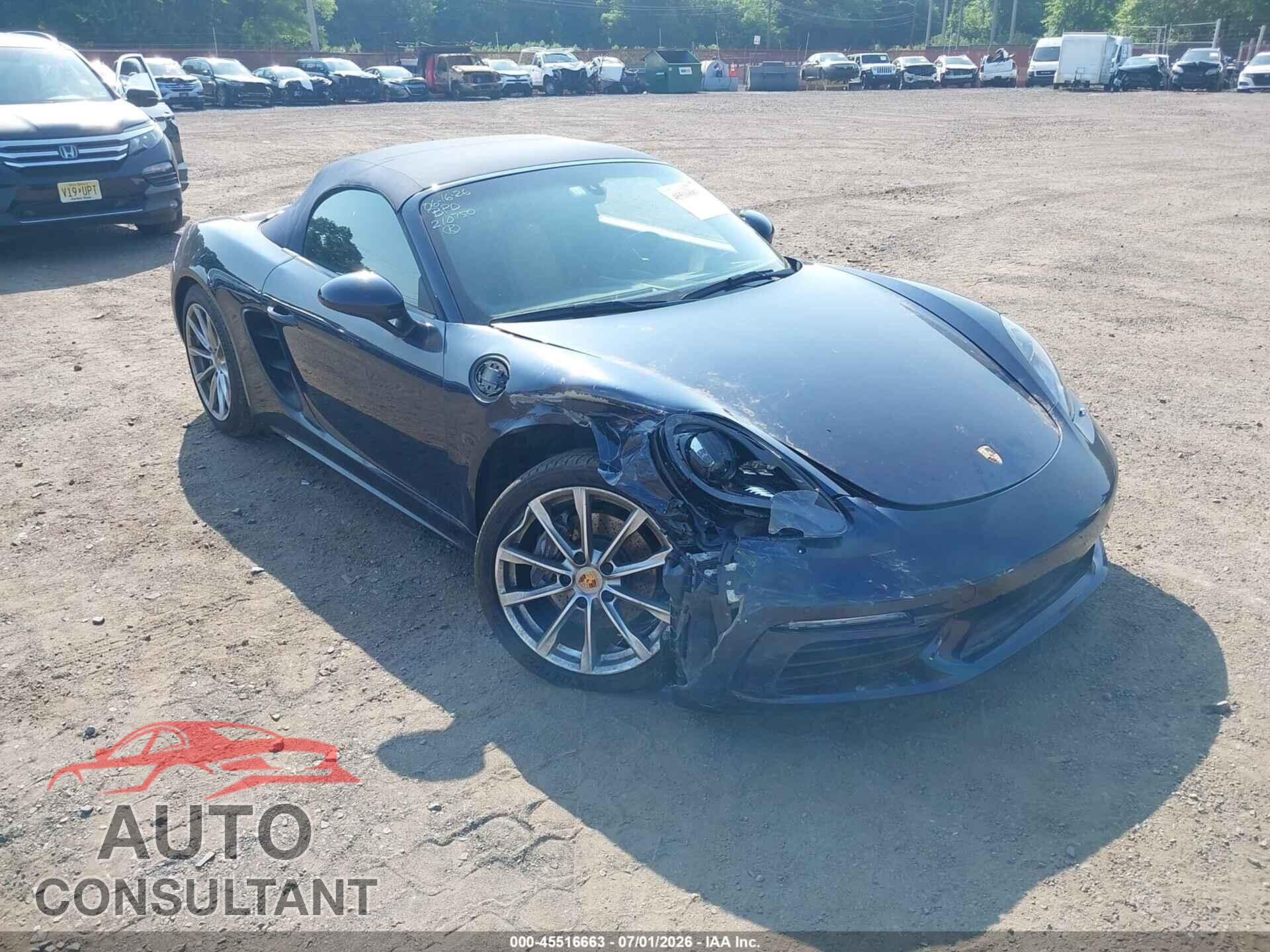 PORSCHE 718 BOXSTER 2018 - WP0CA2A86JS210750