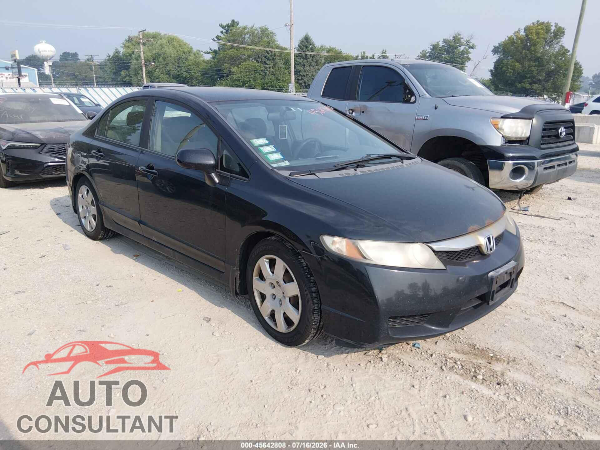 HONDA CIVIC 2009 - 19XFA165X9E046830