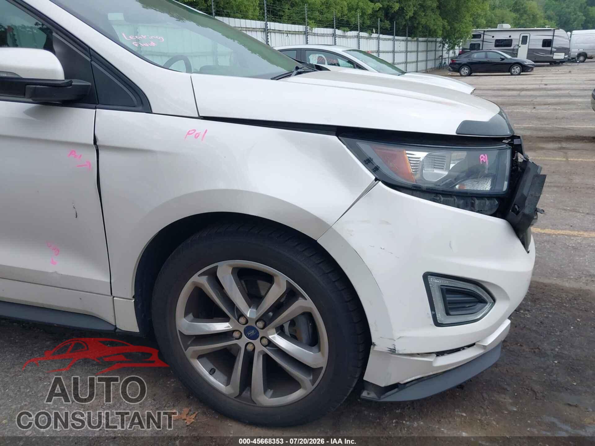 FORD EDGE 2015 - 2FMTK4AP1FBB01237