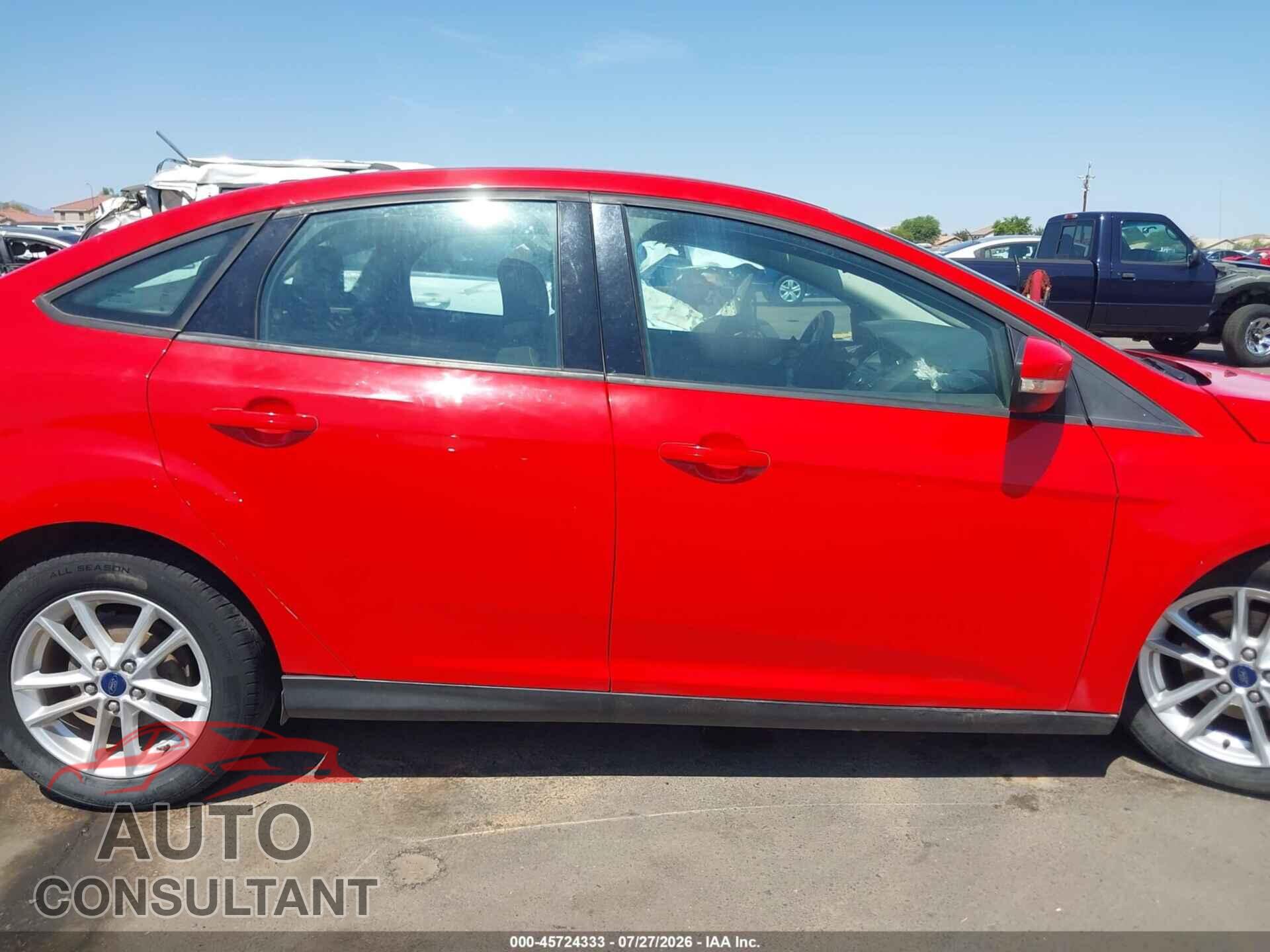 FORD FOCUS 2016 - 1FADP3F25GL378577