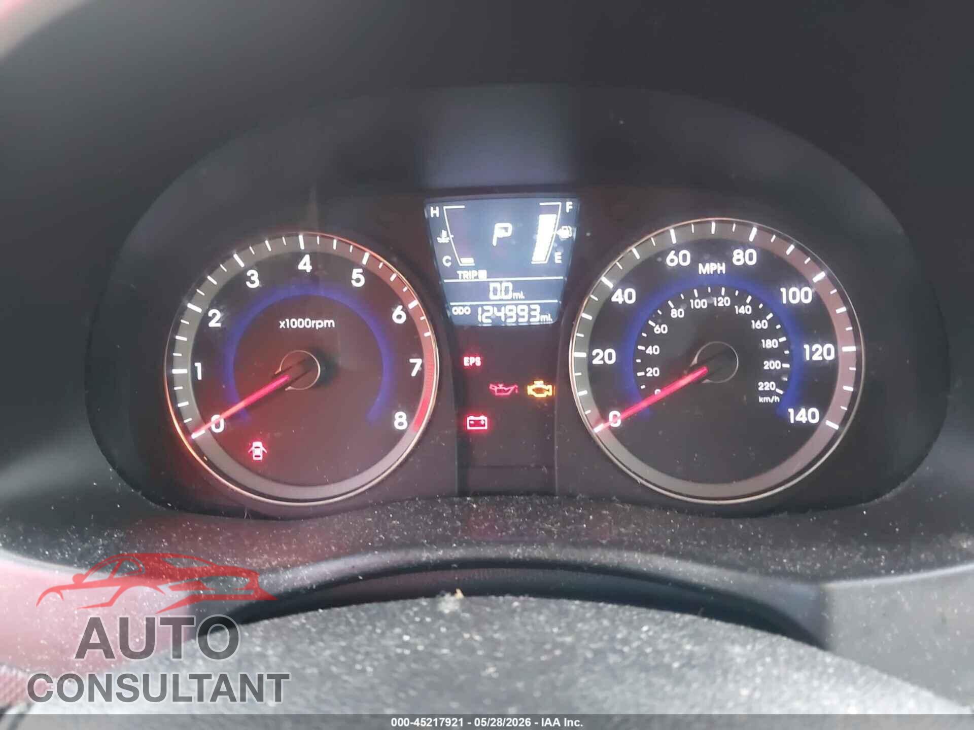 HYUNDAI ACCENT 2012 - KMHCU5AE4CU031866