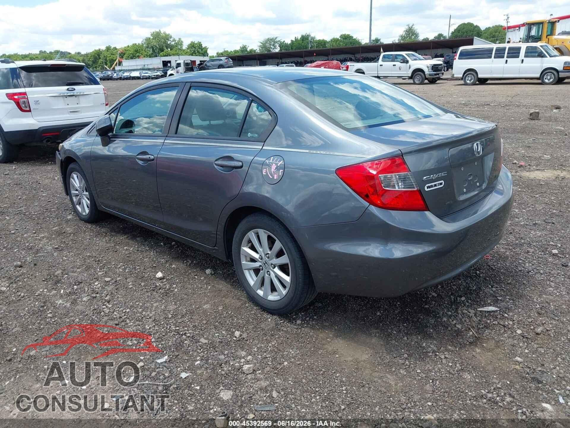 HONDA CIVIC 2012 - 19XFB2F8XCE089794