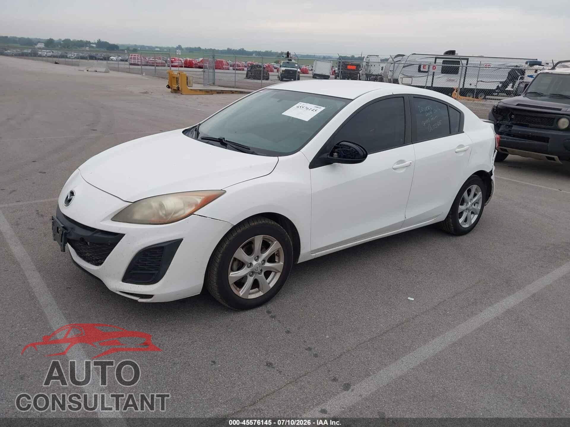 MAZDA MAZDA3 2011 - JM1BL1VG7B1455971