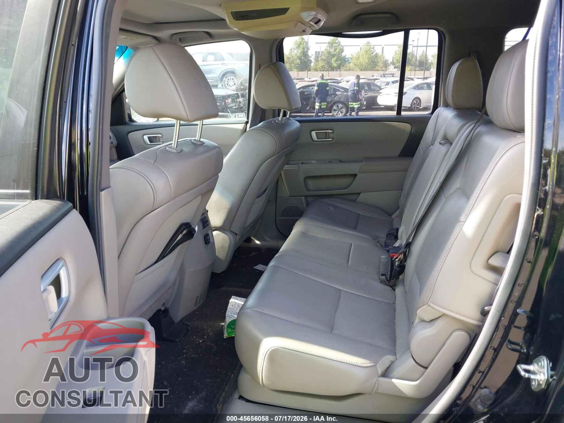 HONDA PILOT 2012 - 5FNYF3H56CB032105