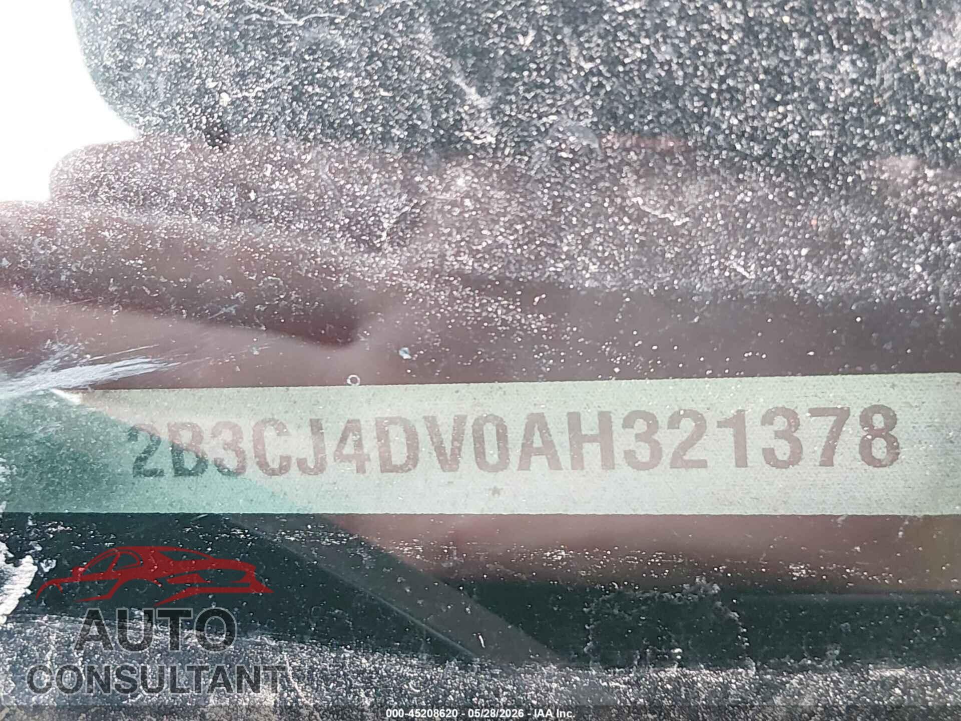 DODGE CHALLENGER 2010 - 2B3CJ4DV0AH321378
