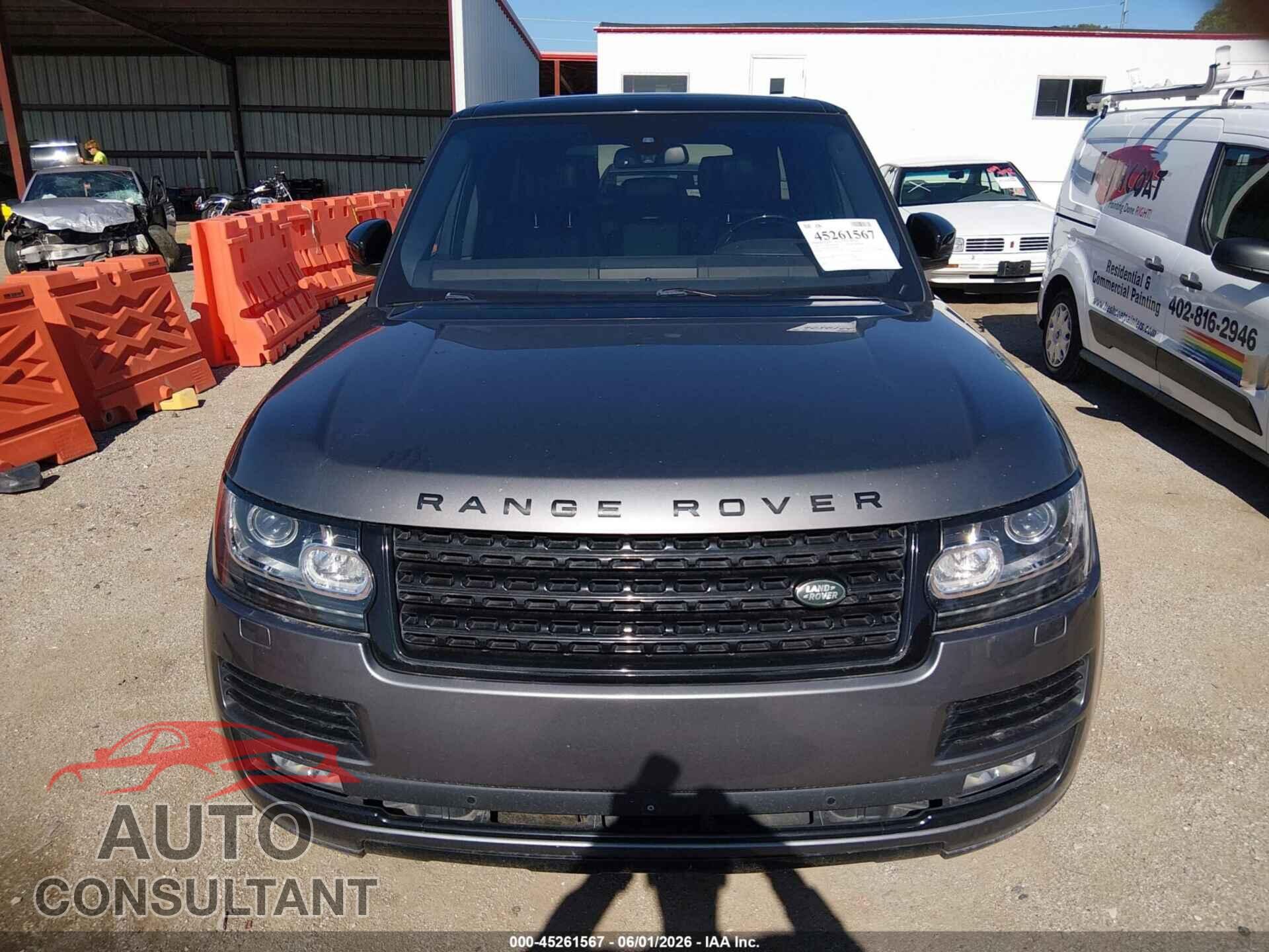 LAND ROVER RANGE ROVER 2016 - SALGS2EF9GA253106