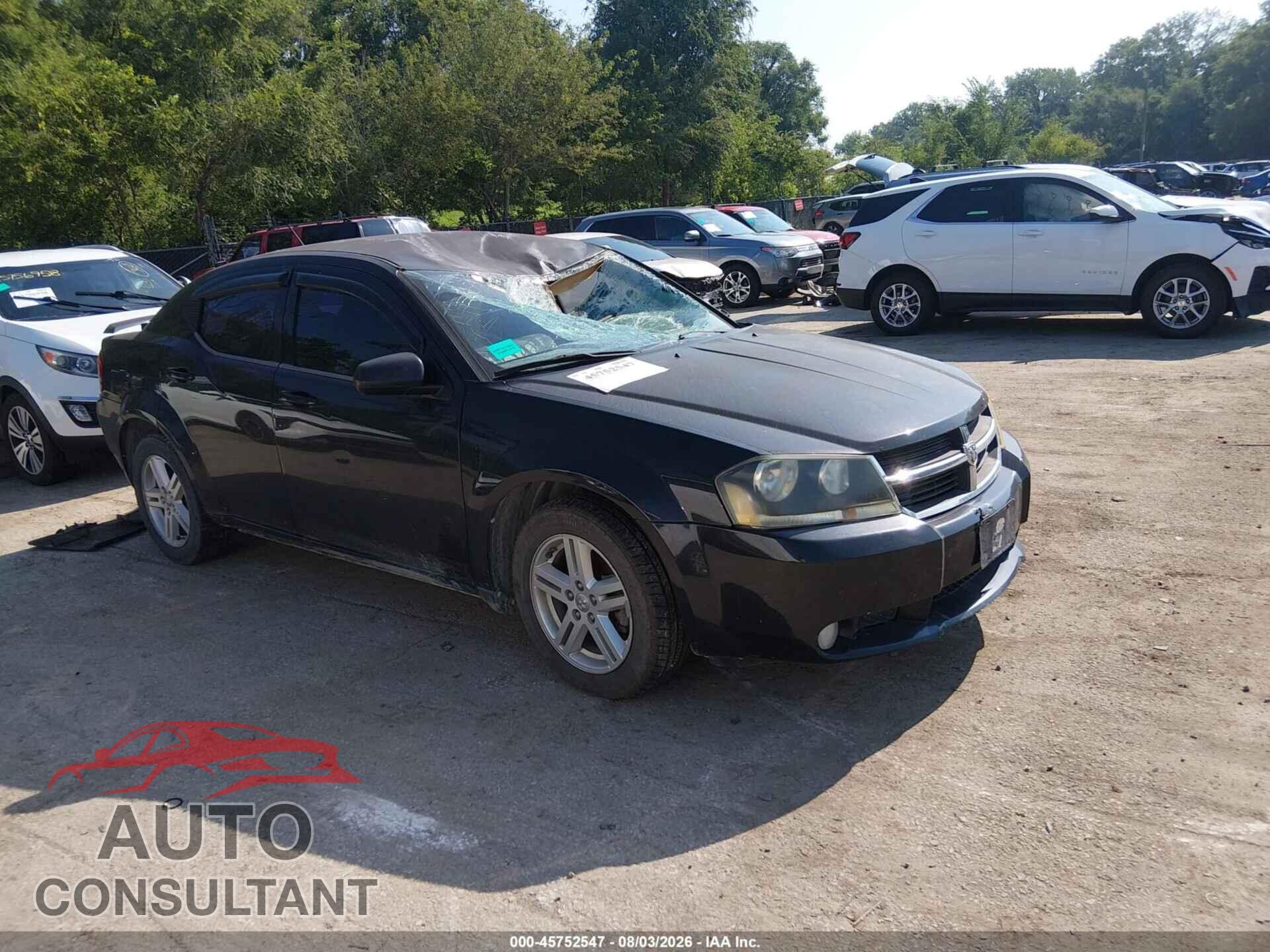 DODGE AVENGER 2010 - 1B3CC5FB4AN184097