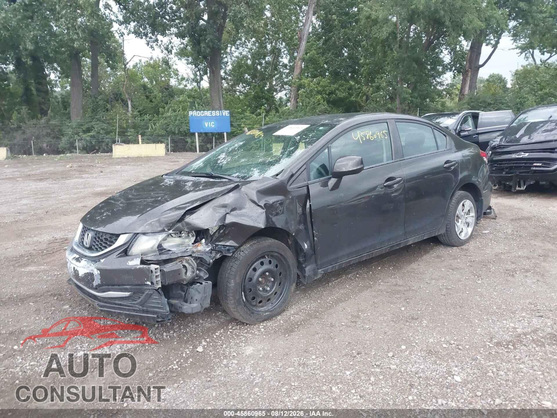 HONDA CIVIC 2013 - 19XFB2F58DE012462