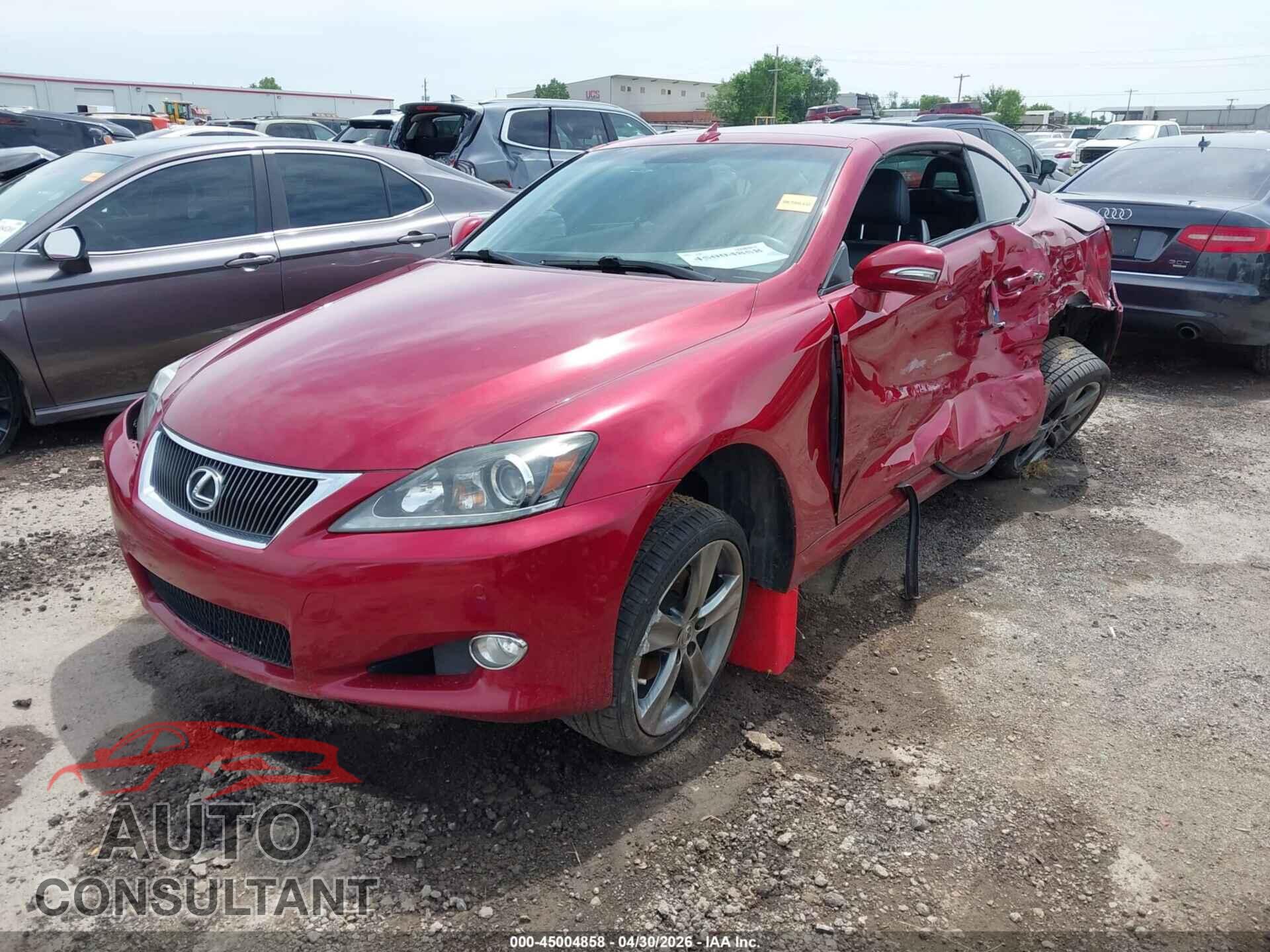 LEXUS IS 250C 2012 - JTHFF2C24C2521876