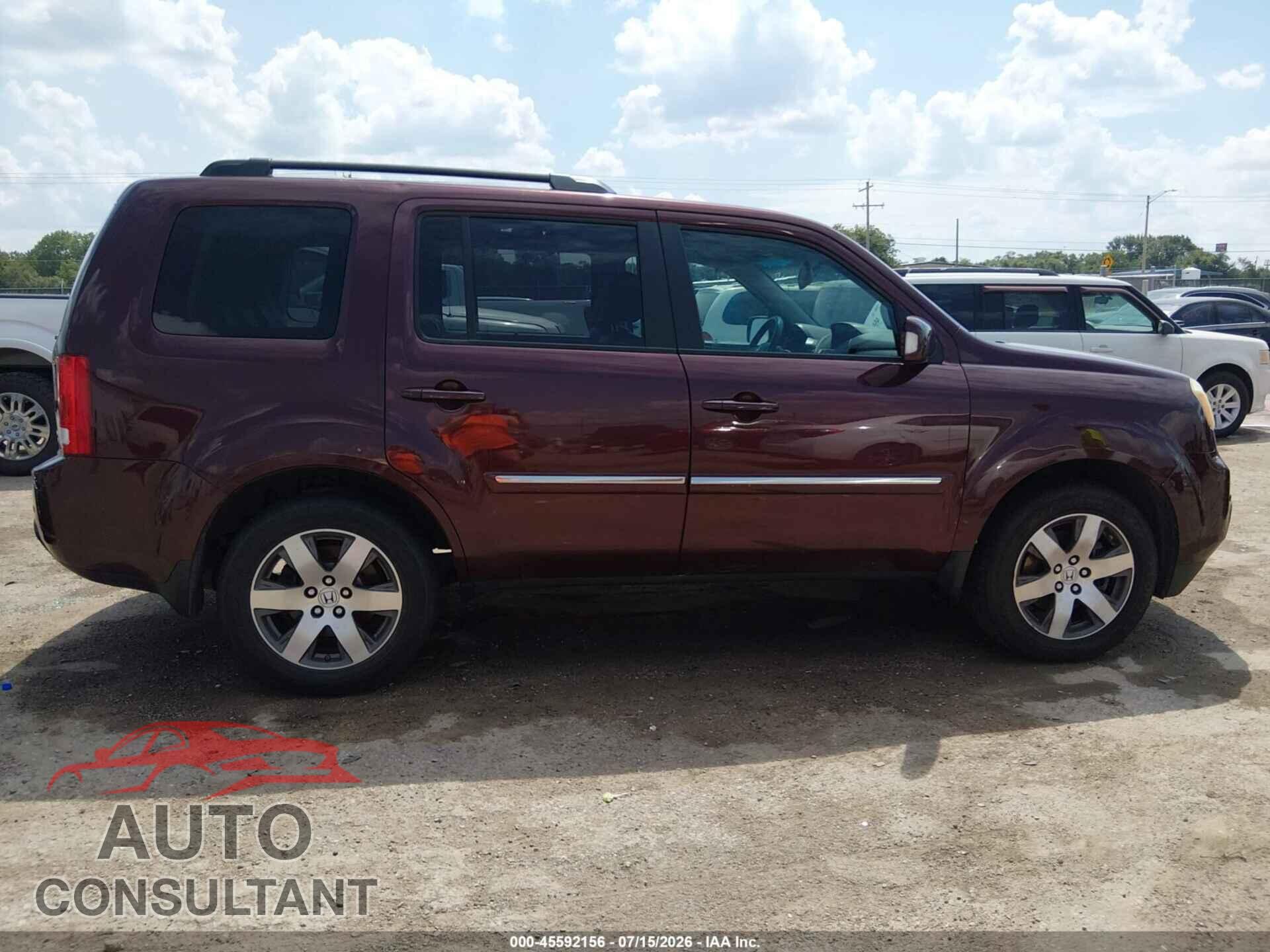 HONDA PILOT 2013 - 5FNYF4H97DB072669