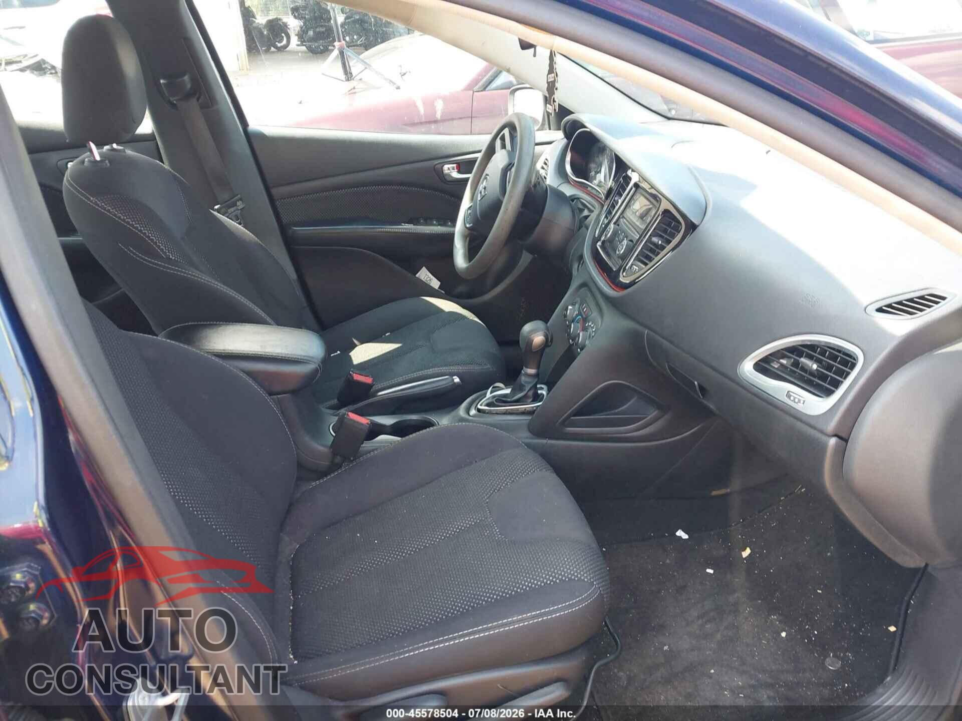 DODGE DART 2015 - 1C3CDFBB4FD173075