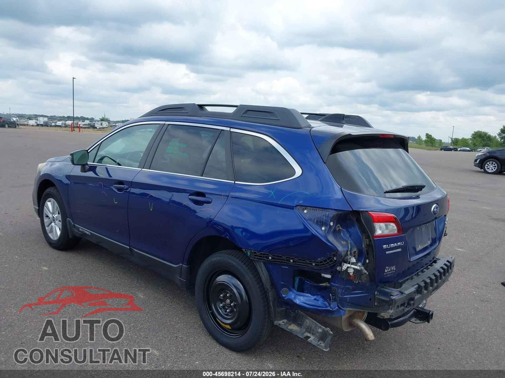 SUBARU OUTBACK 2016 - 4S4BSBFC7G3297045