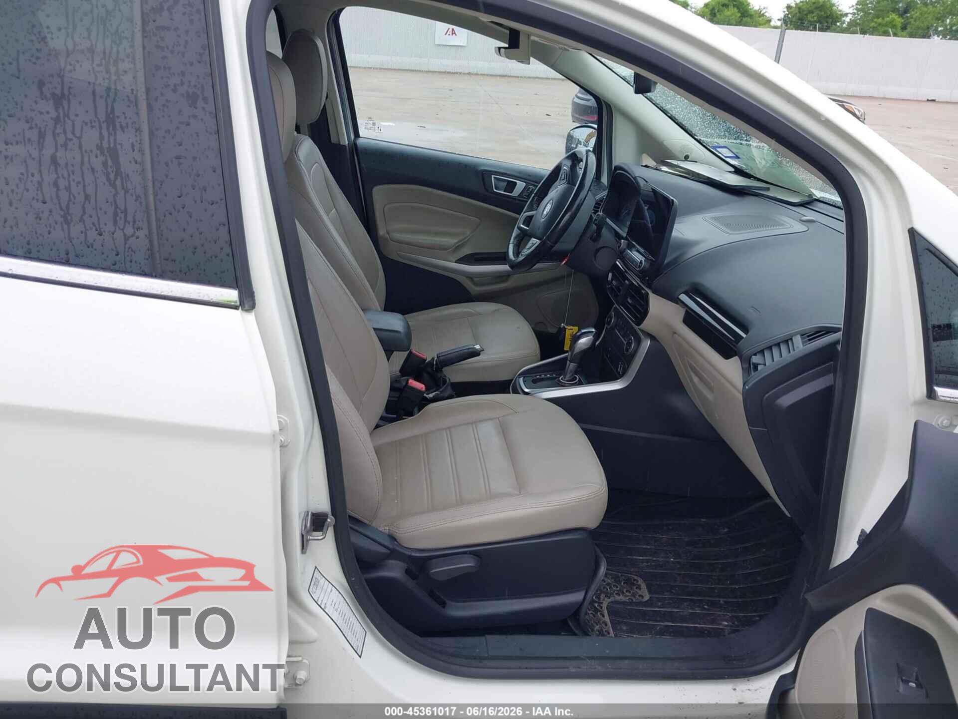 FORD ECOSPORT 2020 - MAJ6S3KL0LC349200