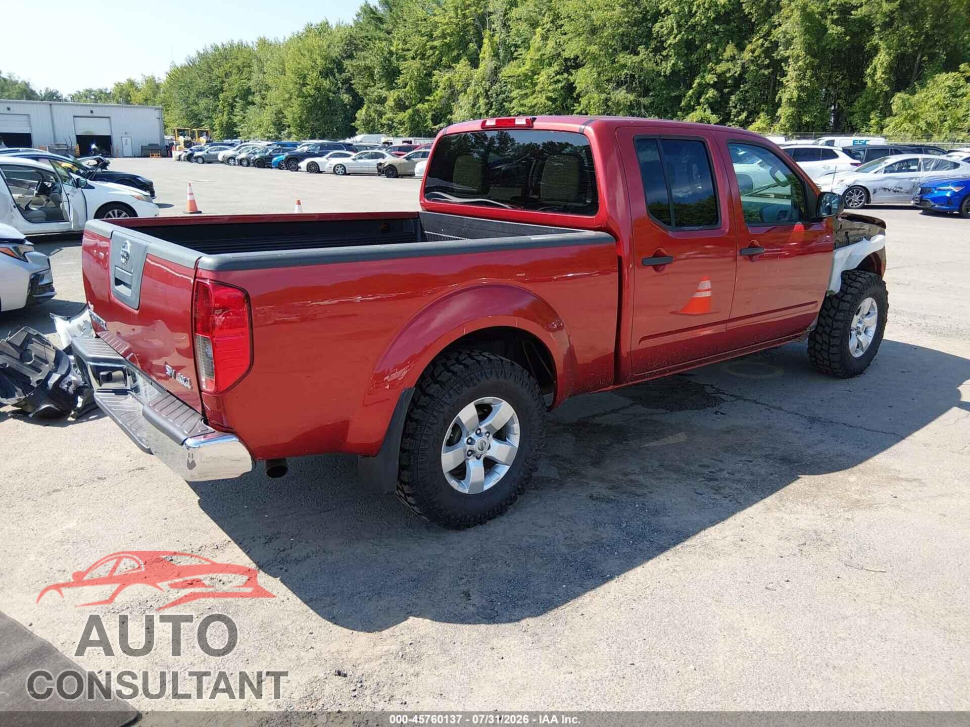 NISSAN FRONTIER 2012 - 1N6AD0FV9CC410033